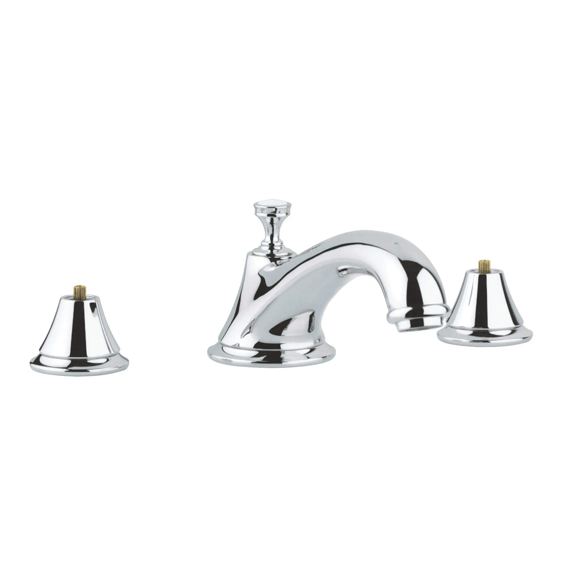 3-Hole 2-Handle Deck Mount Roman Tub Faucet