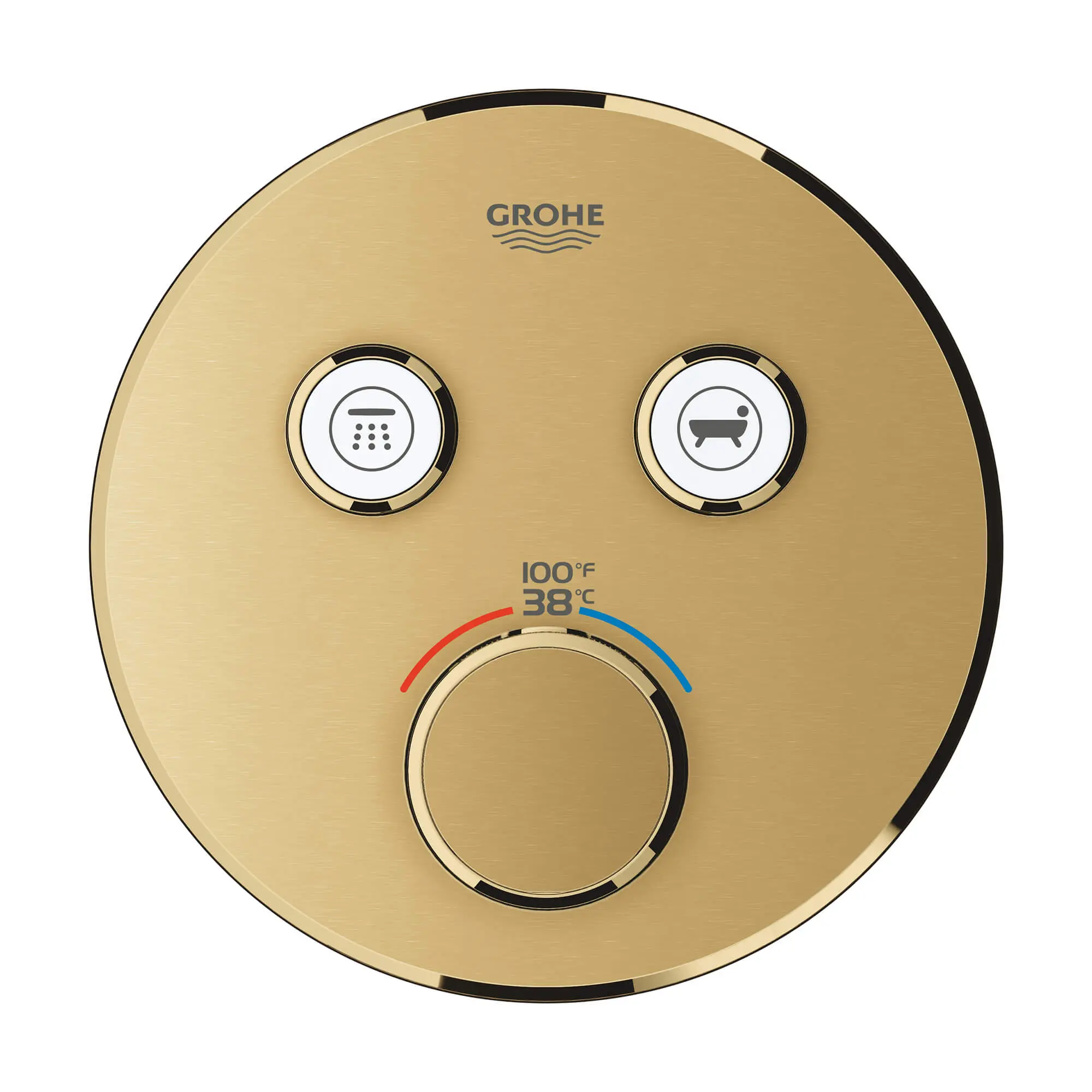 GrohTherm SmartControl Garniture de valve thermostatique à fonction double avec module de commande