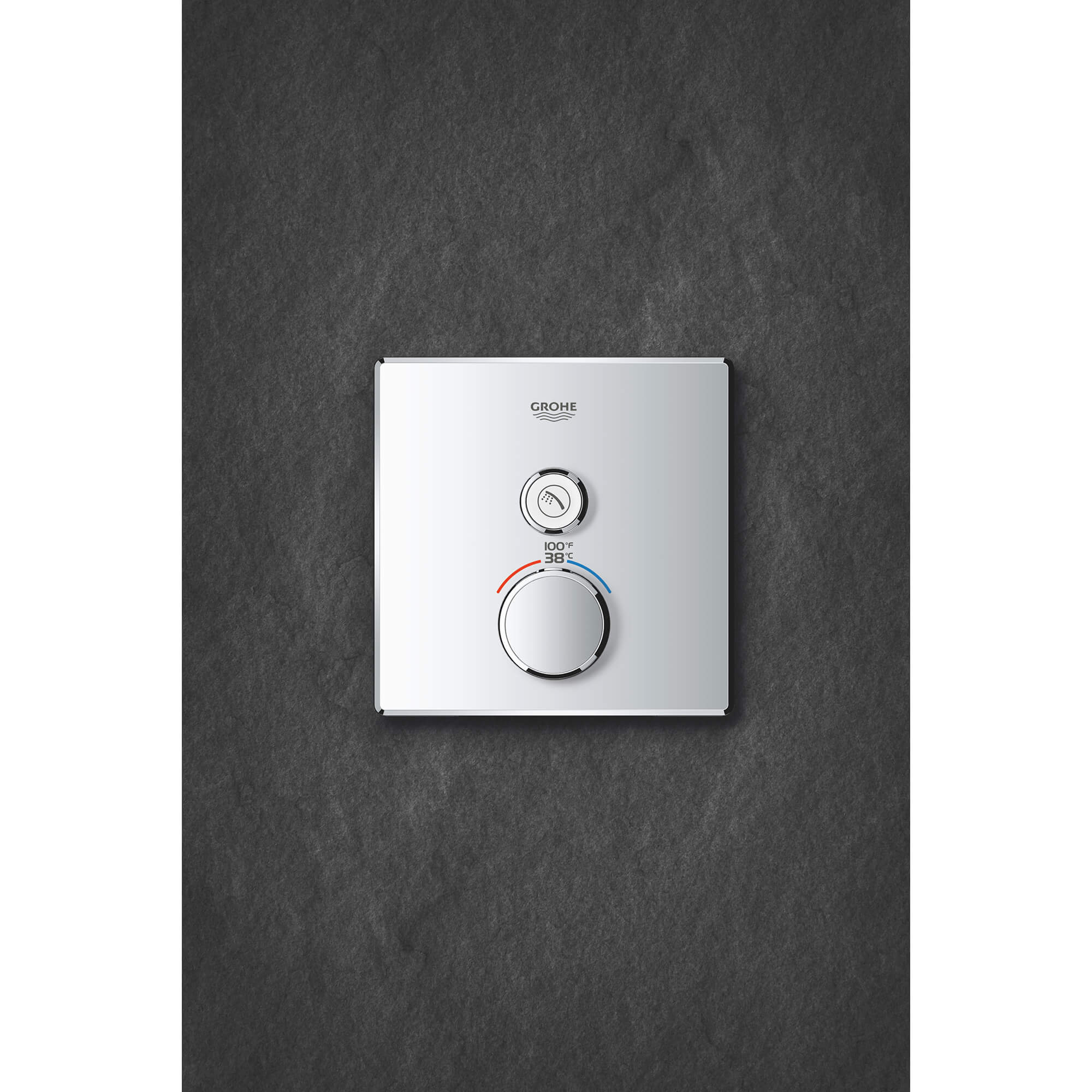 GrohTherm MC SmartControl Garniture de valve thermostatique à fonction double avec module de commande