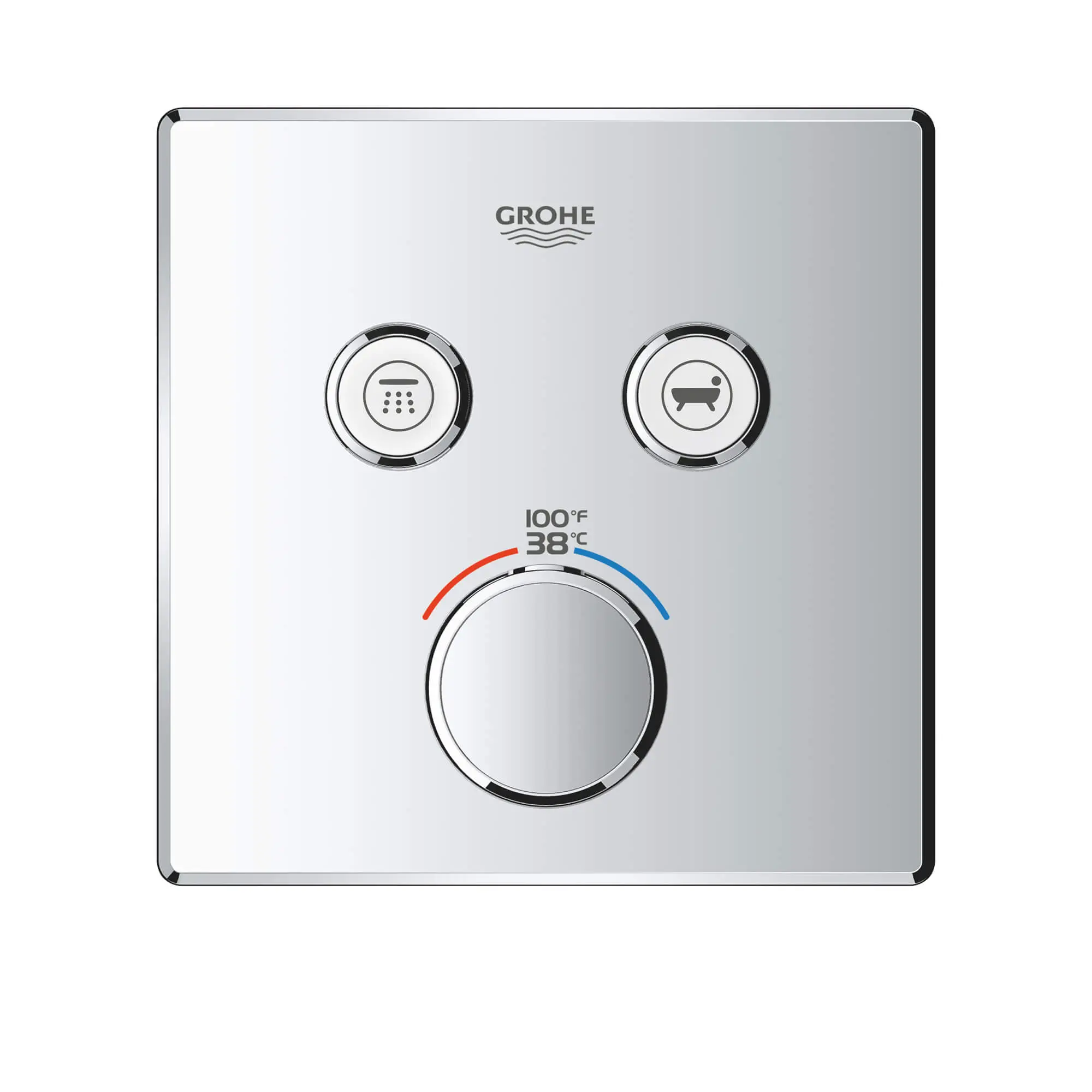 GrohTherm SmartControl Garniture de valve thermostatique à fonction double