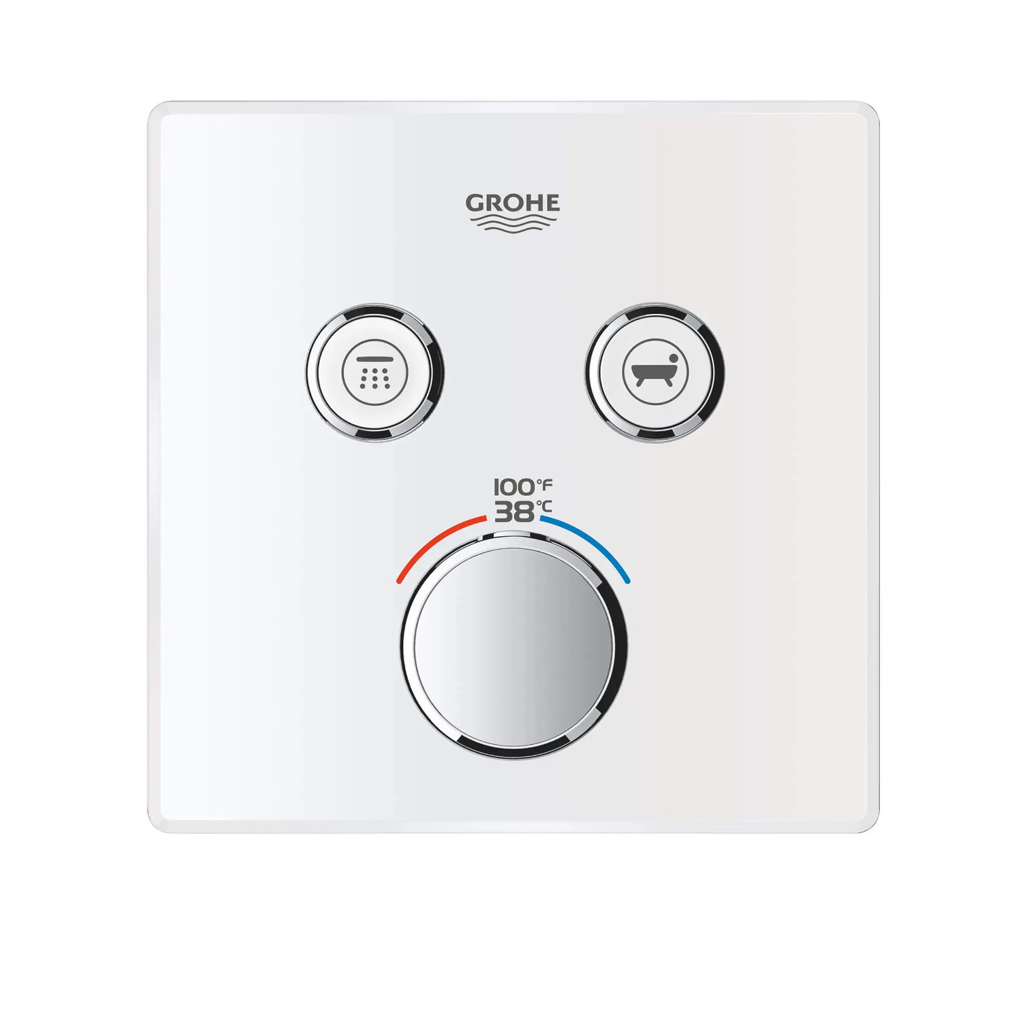 GrohTherm SmartControl Garniture de valve thermostatique à fonction double avec module de commande