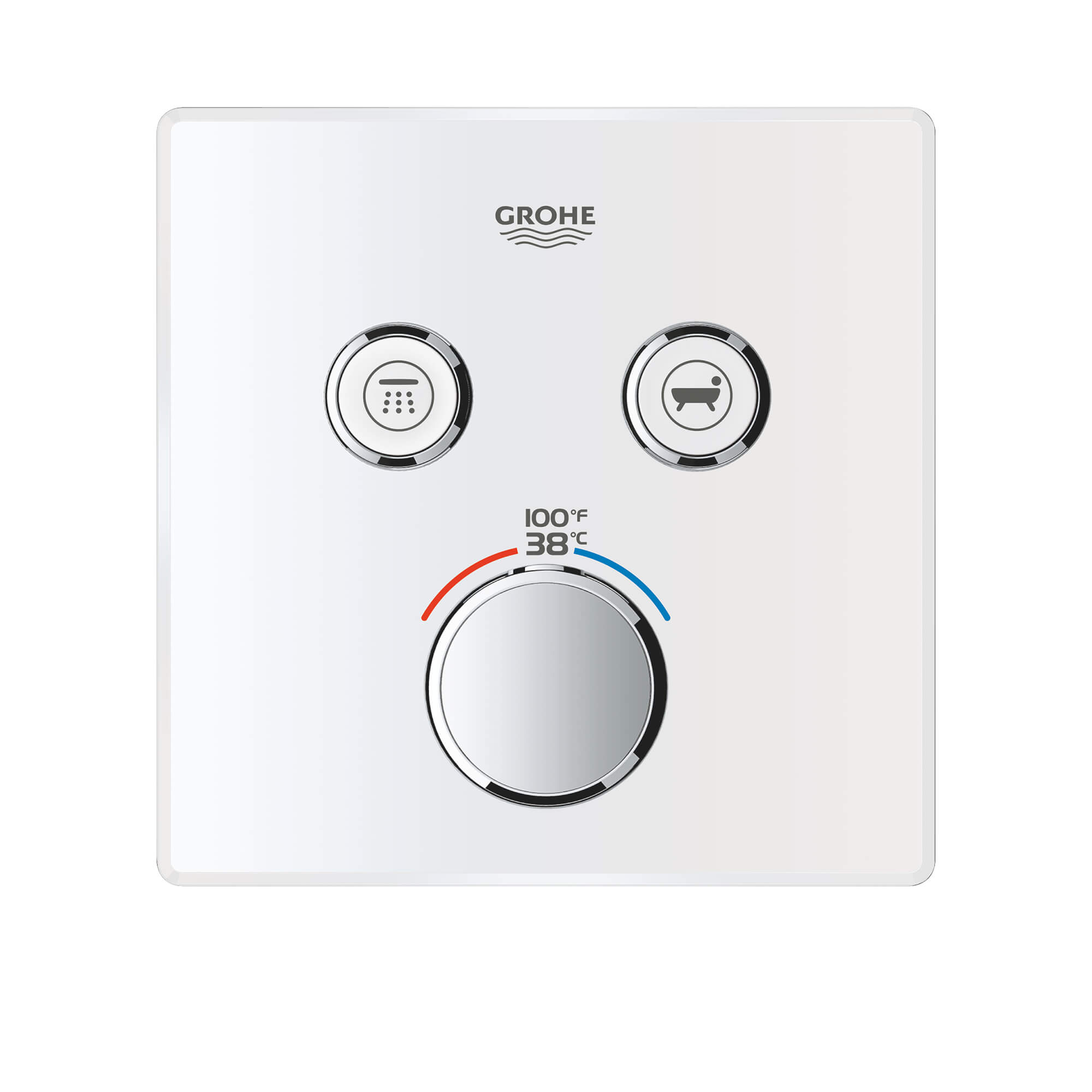 GrohTherm MC SmartControl Garniture de valve thermostatique à fonction double avec module de commande