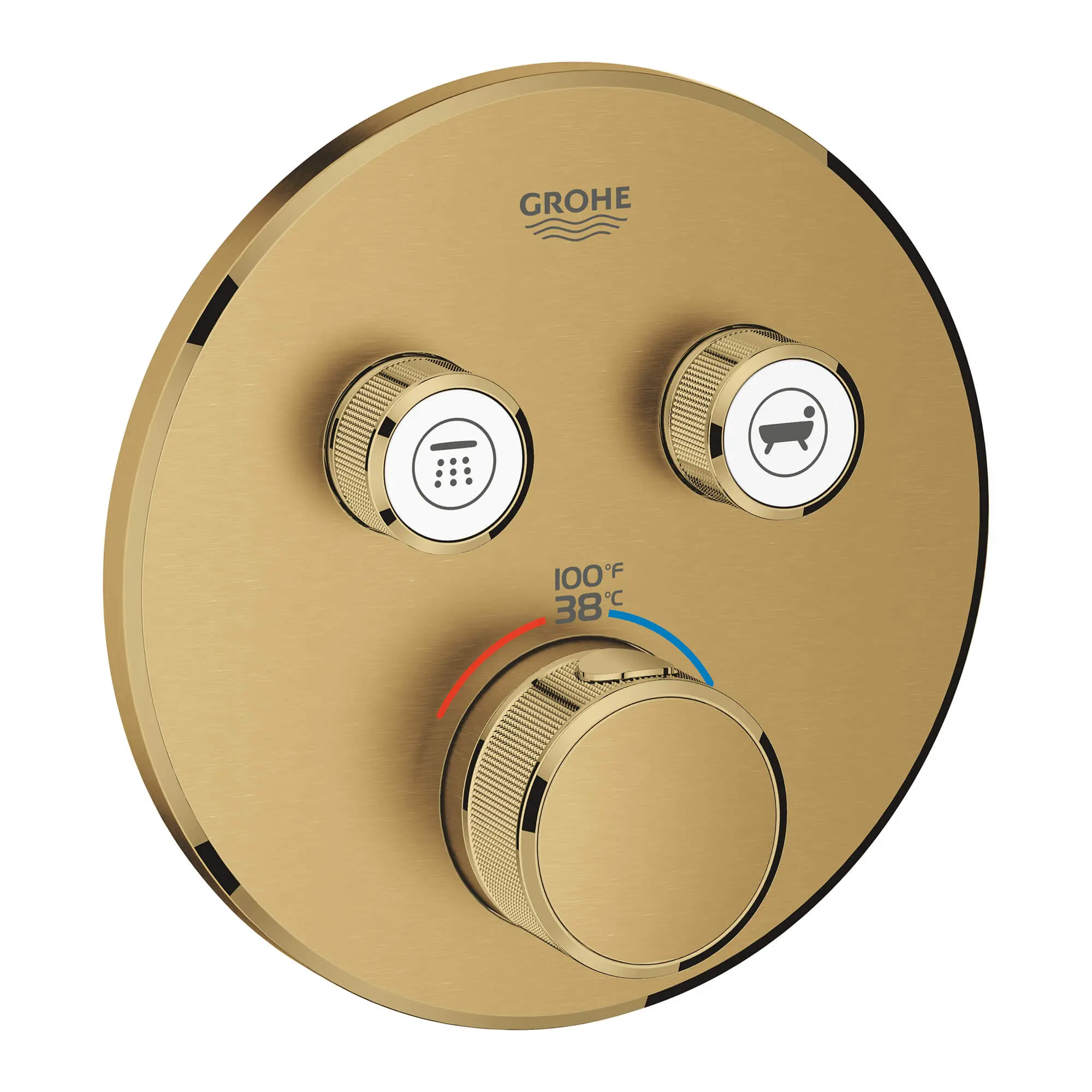 GrohTherm SmartControl Garniture de valve thermostatique à fonction double avec module de commande