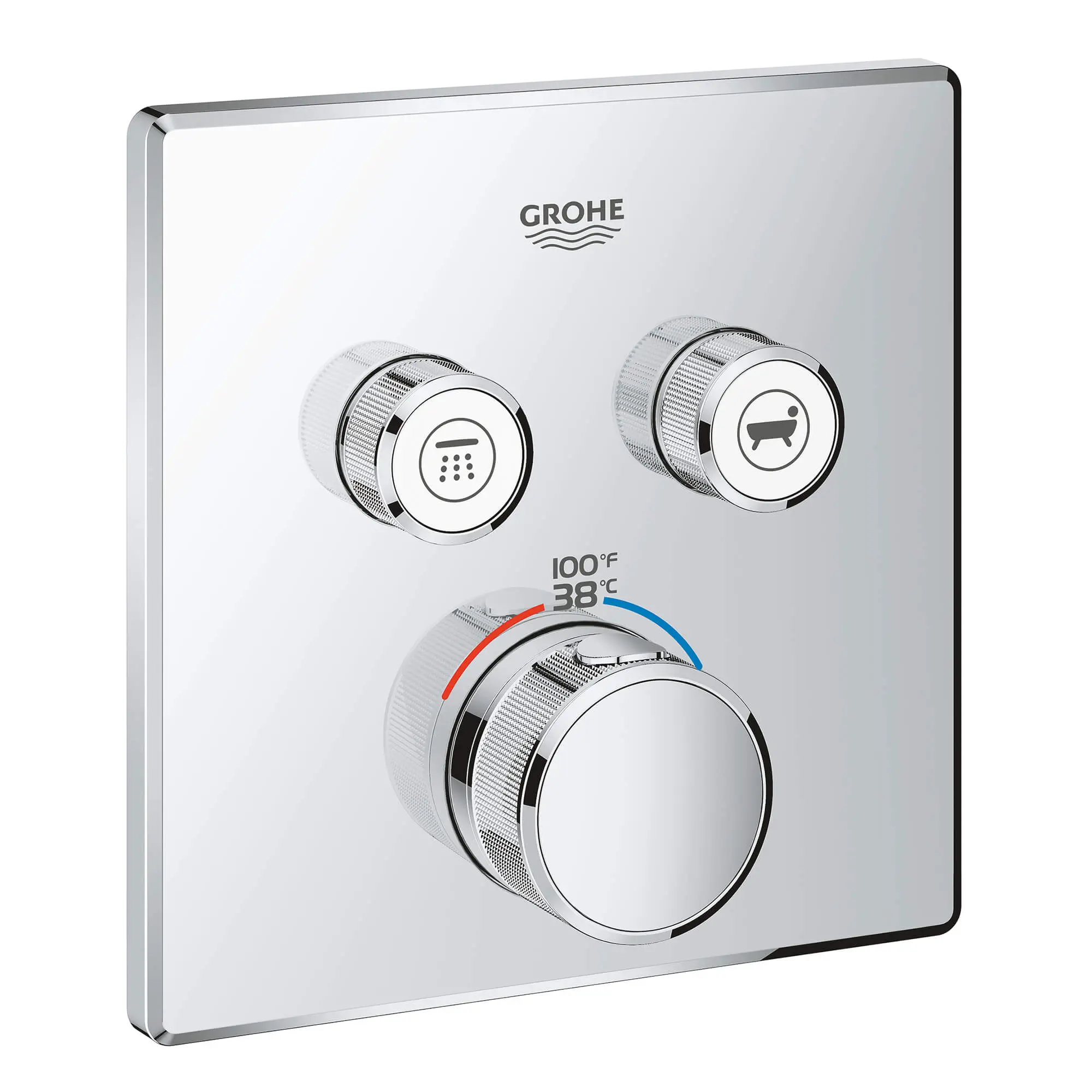 GrohTherm SmartControl Garniture de valve thermostatique à fonction double