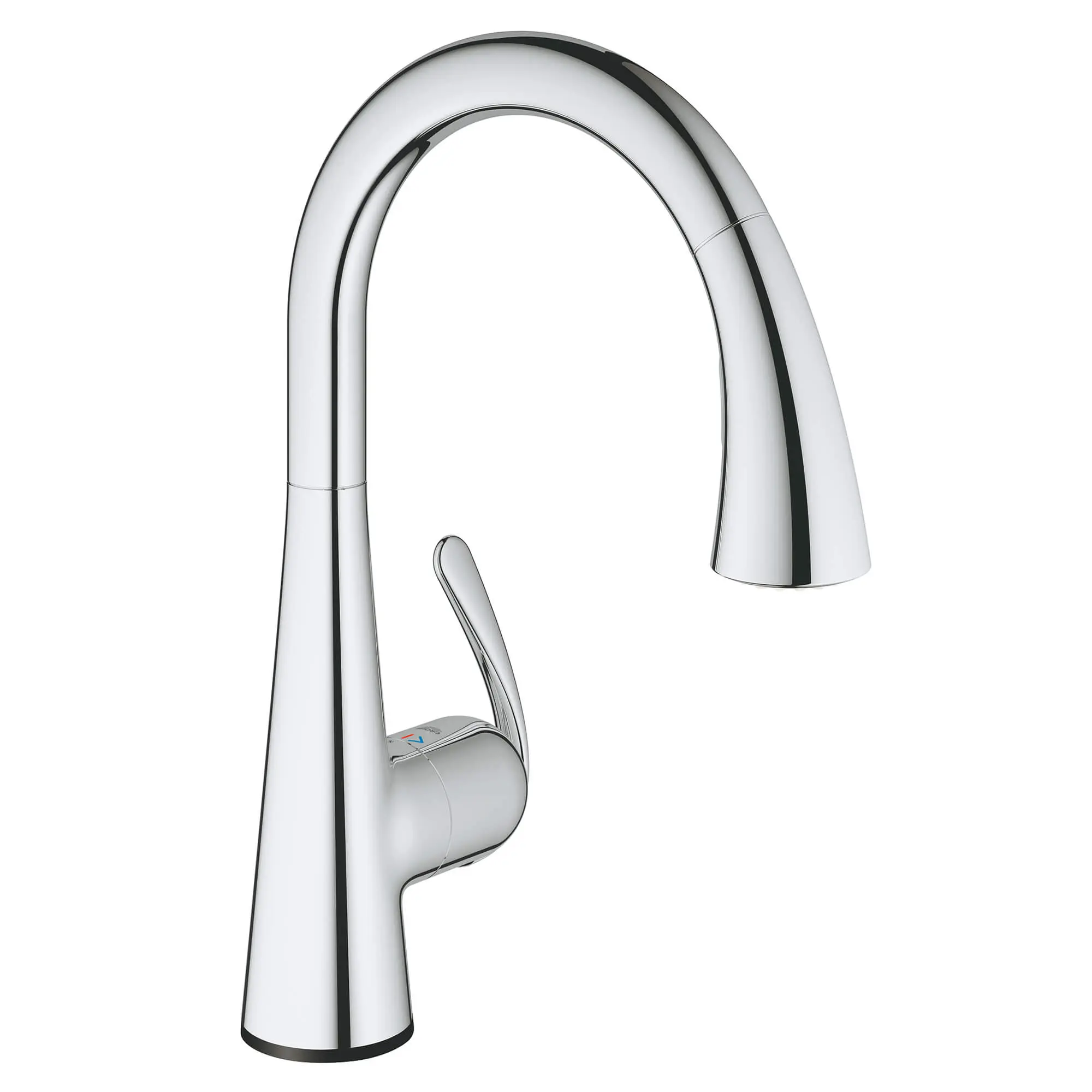 Single-Handle Pull Down Kitchen Faucet Triple Spray 1.75 GPM with Touch Technology