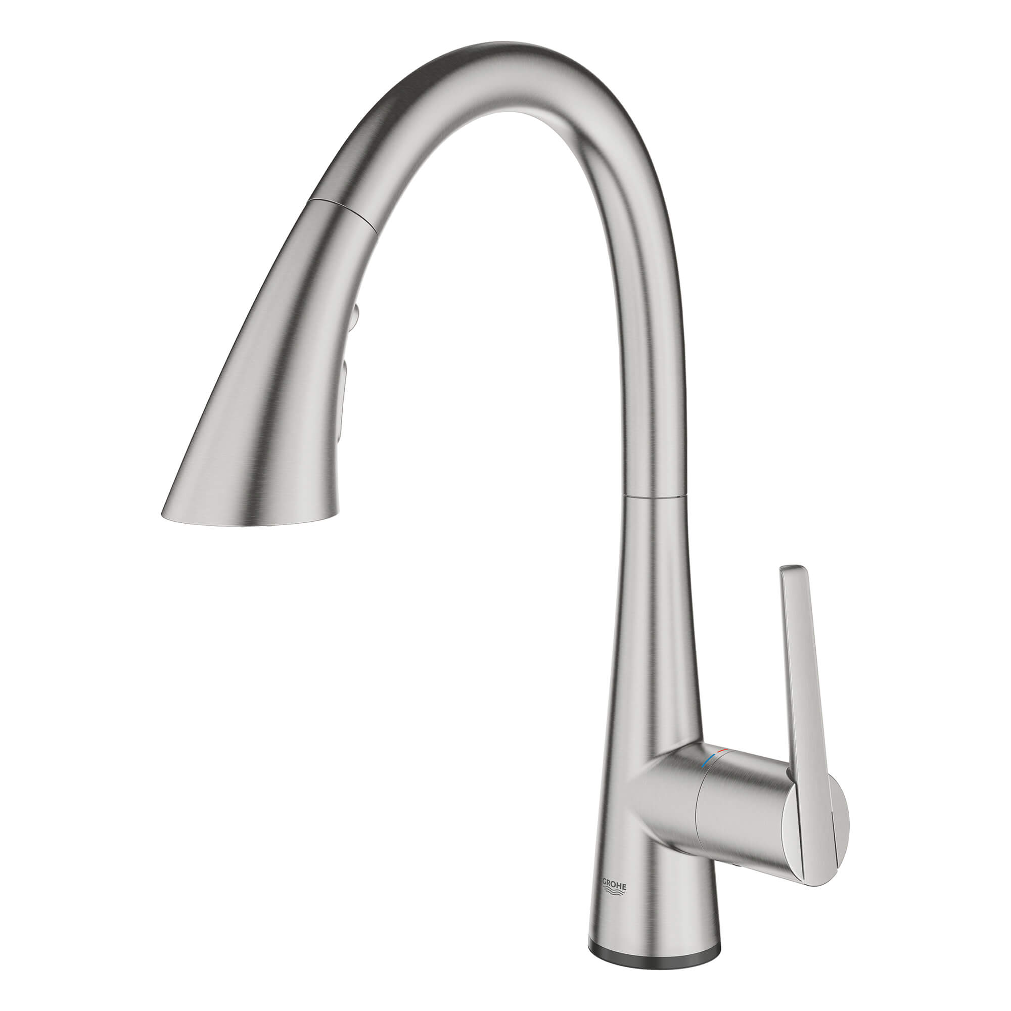 GROHE Zedra Single-Handle Pull Down Kitchen Faucet Triple Spray 1.75 GPM  (6.6 L/min) with Touch Technology