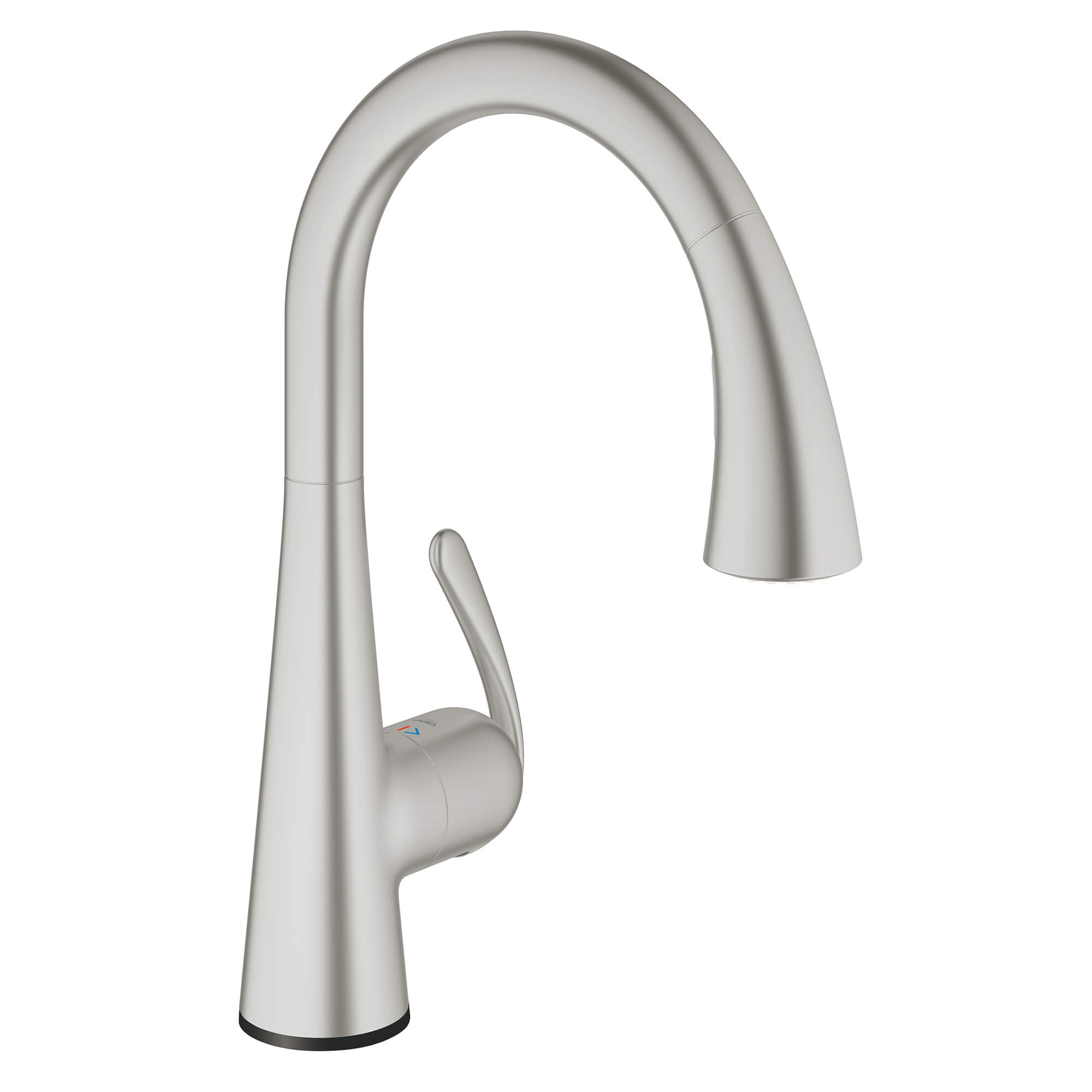 Single-Handle Pull Down Kitchen Faucet Triple Spray 1.75 GPM with Touch Technology