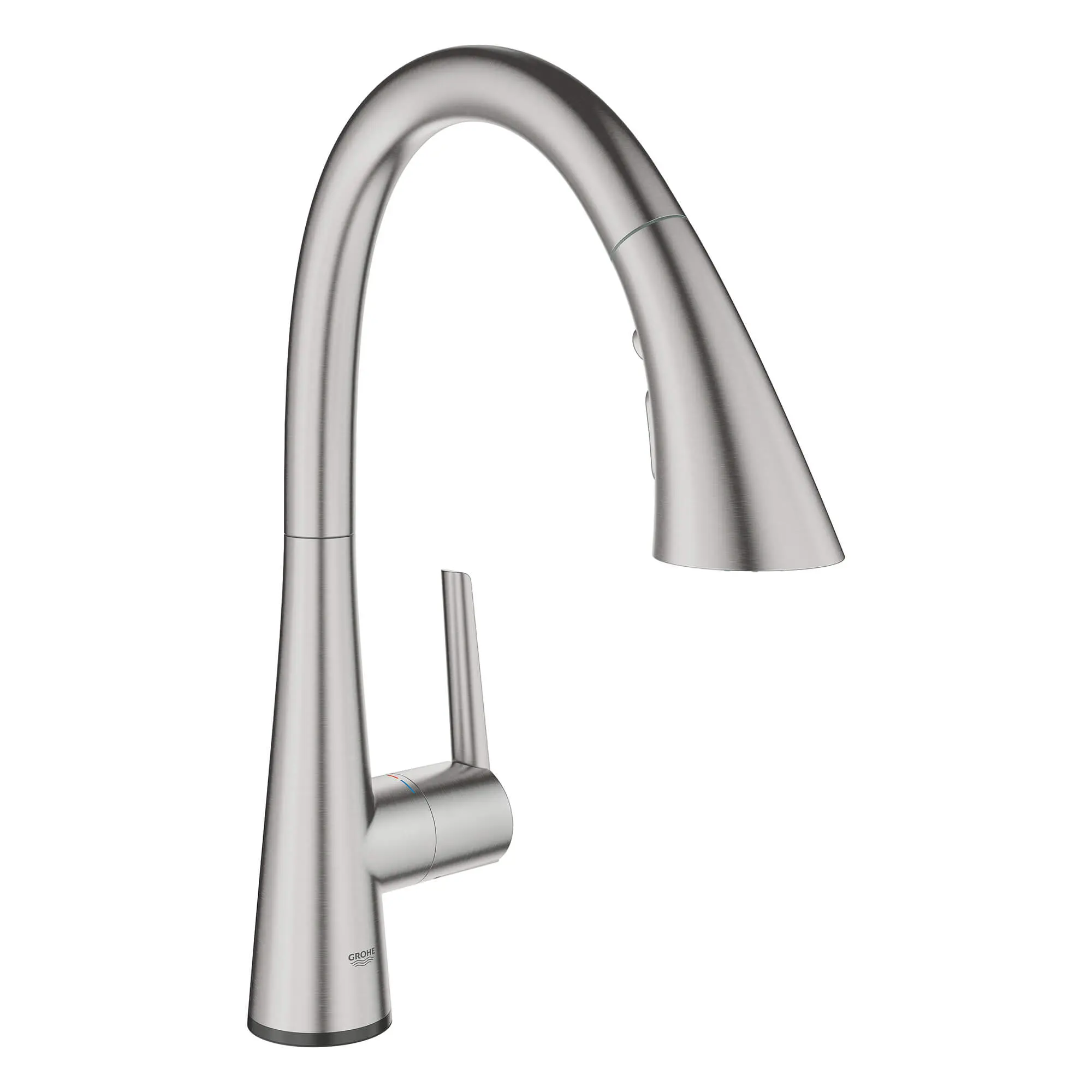 GROHE Zedra Single-Handle Pull Down Kitchen Faucet Triple Spray 1.75 GPM (6.6 L/min) with Touch Technology