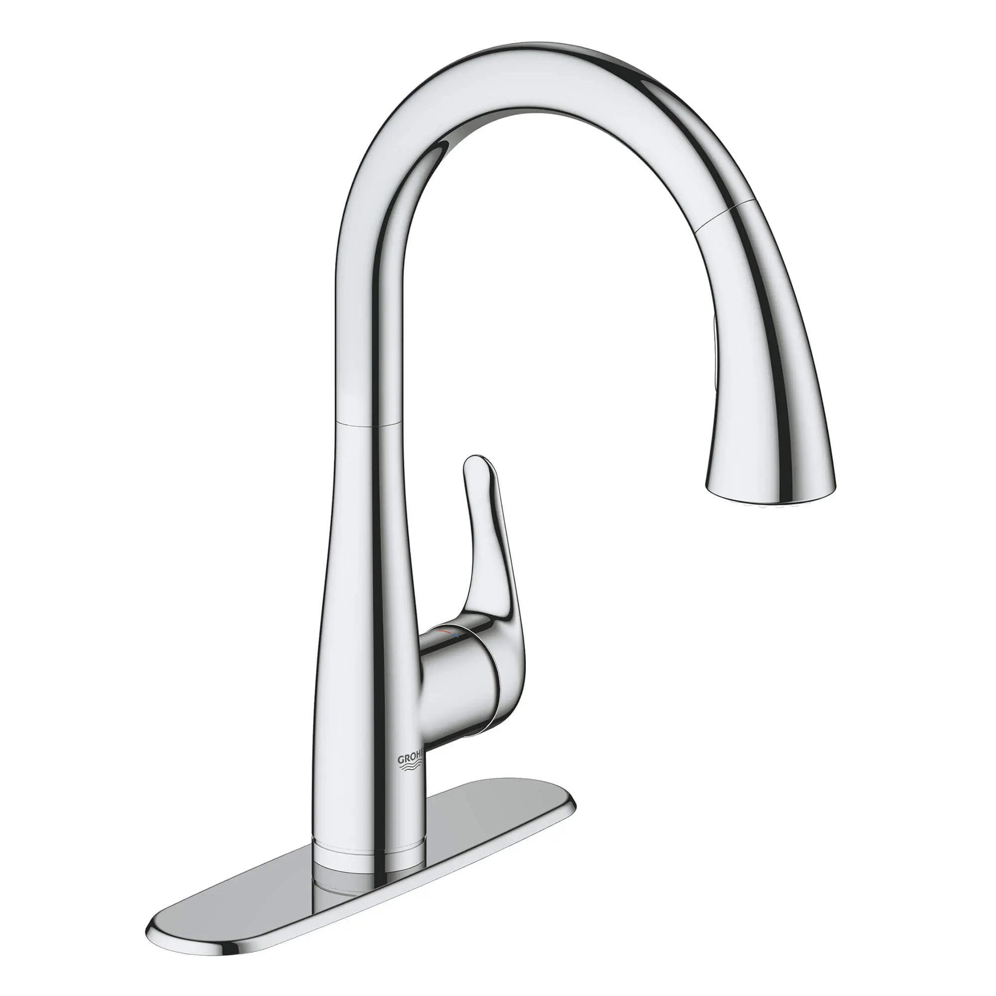 Single-Handle Pull Down Kitchen Faucet Dual Spray 6.6 L/min (1.75 gpm)