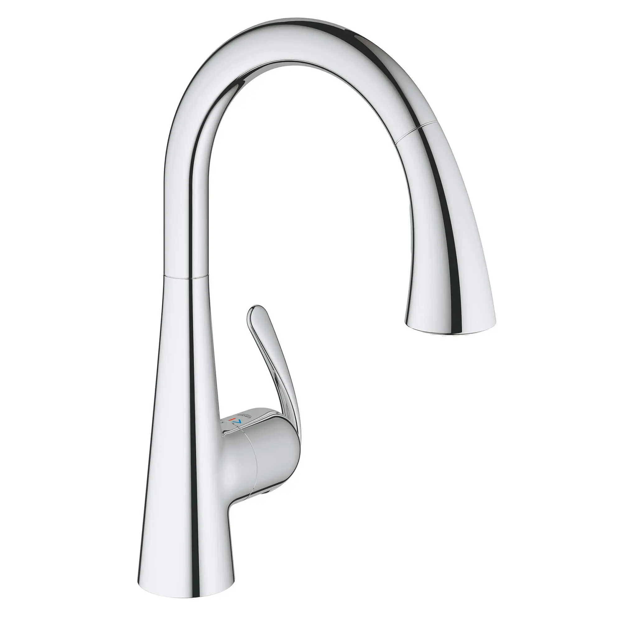 Touchless FootControl Single-Handle Pull Down Kitchen Faucet Dual Spray 1.75 GPM