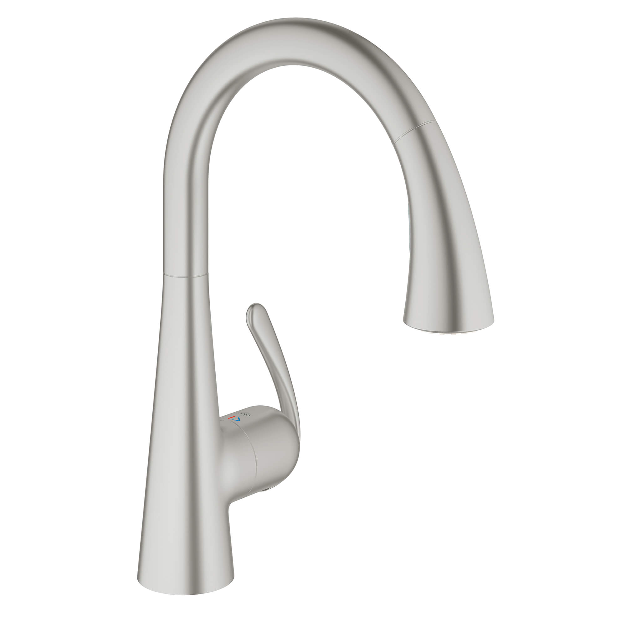 Touchless FootControl Single-Handle Pull Down Kitchen Faucet Dual Spray 1.75 GPM