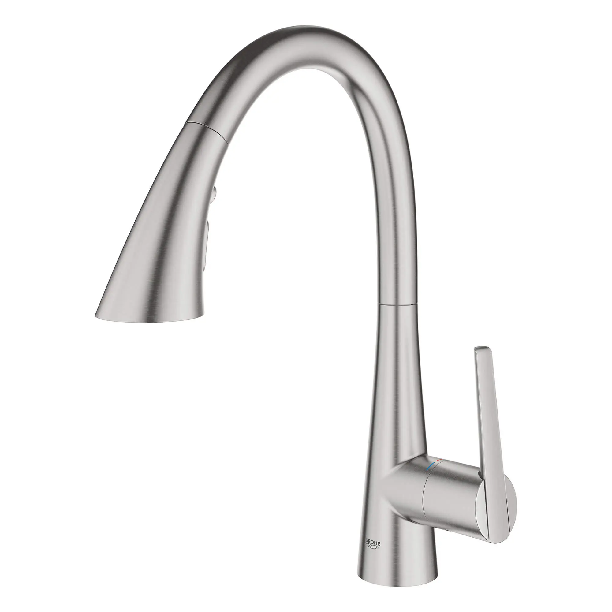 GROHE Zedra Single-Handle Pull Down Kitchen Faucet Triple Spray 1.75 GPM (6.6 L/min)