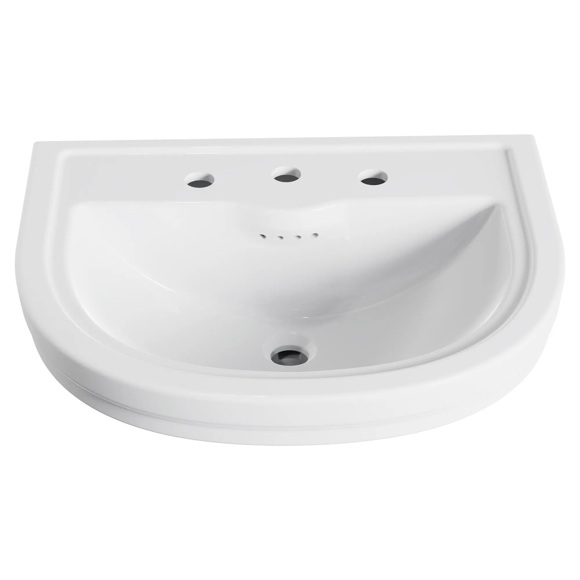 Lavabo de console St. George 24 po - Lavabo à trois trous