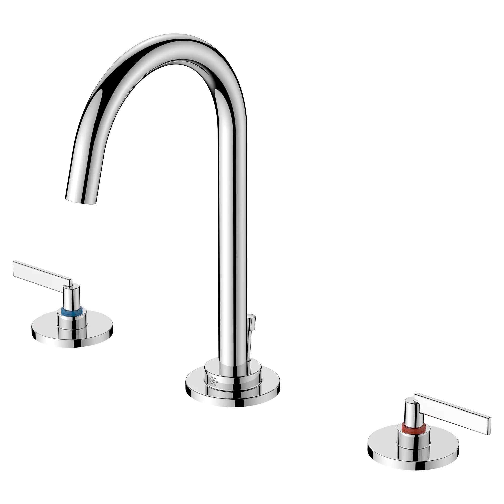 Percy® 2-Handle Widespread Bathroom Faucet with Indicator Markings and Lever Handles