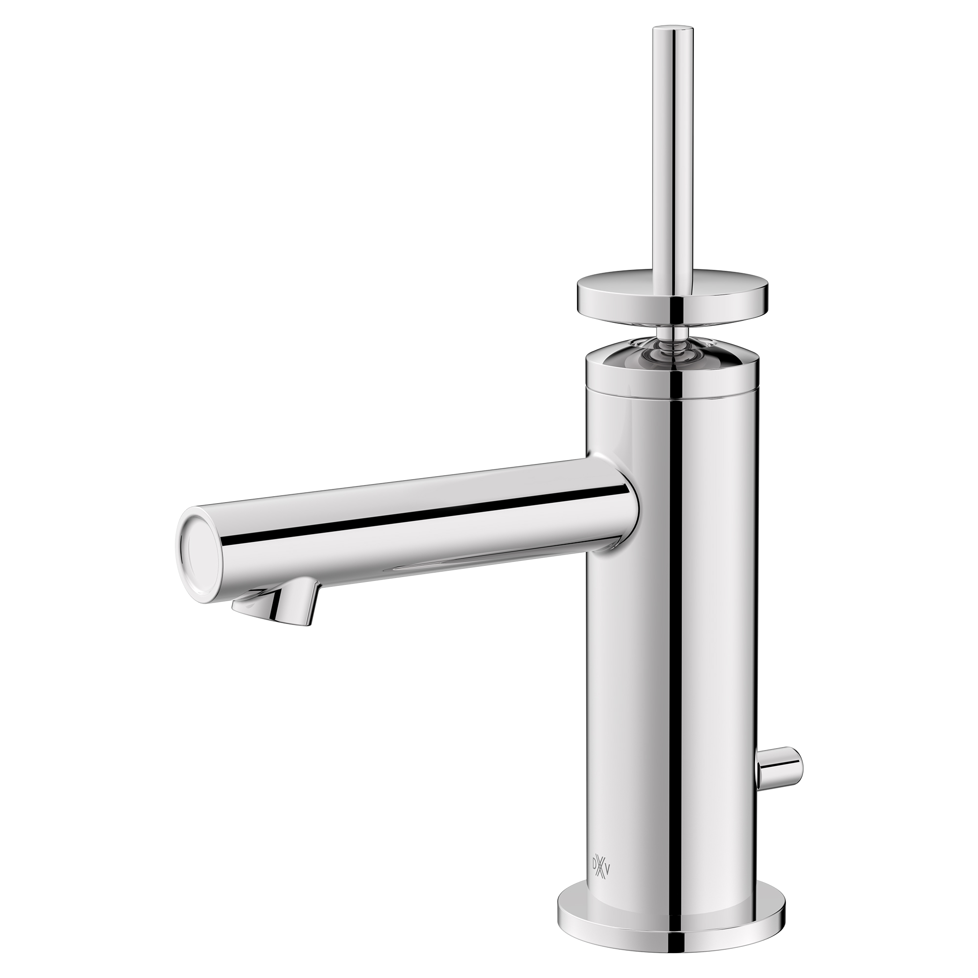 Percy Single Handle Bathroom Faucet with Indicator Markings and Stem Handle