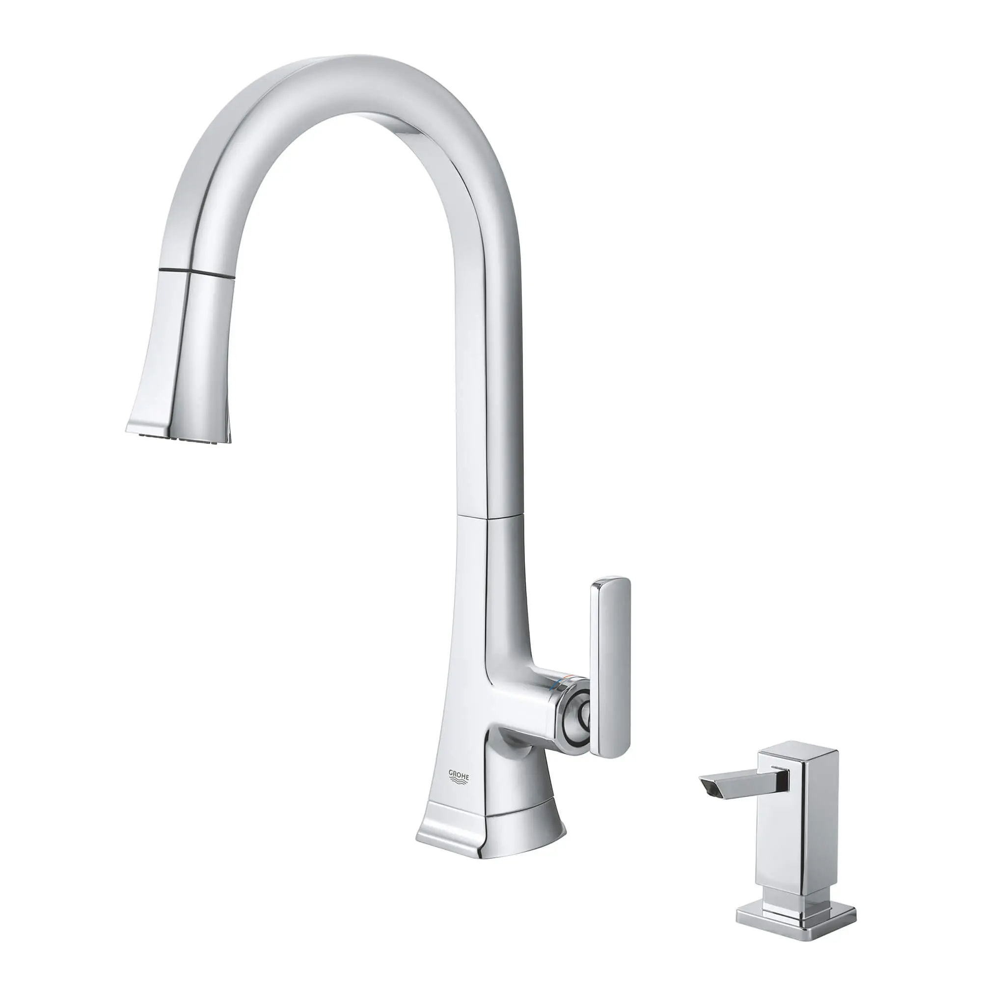 Single-Handle Pull Down Kitchen Faucet Dual Spray 1.75 GPM