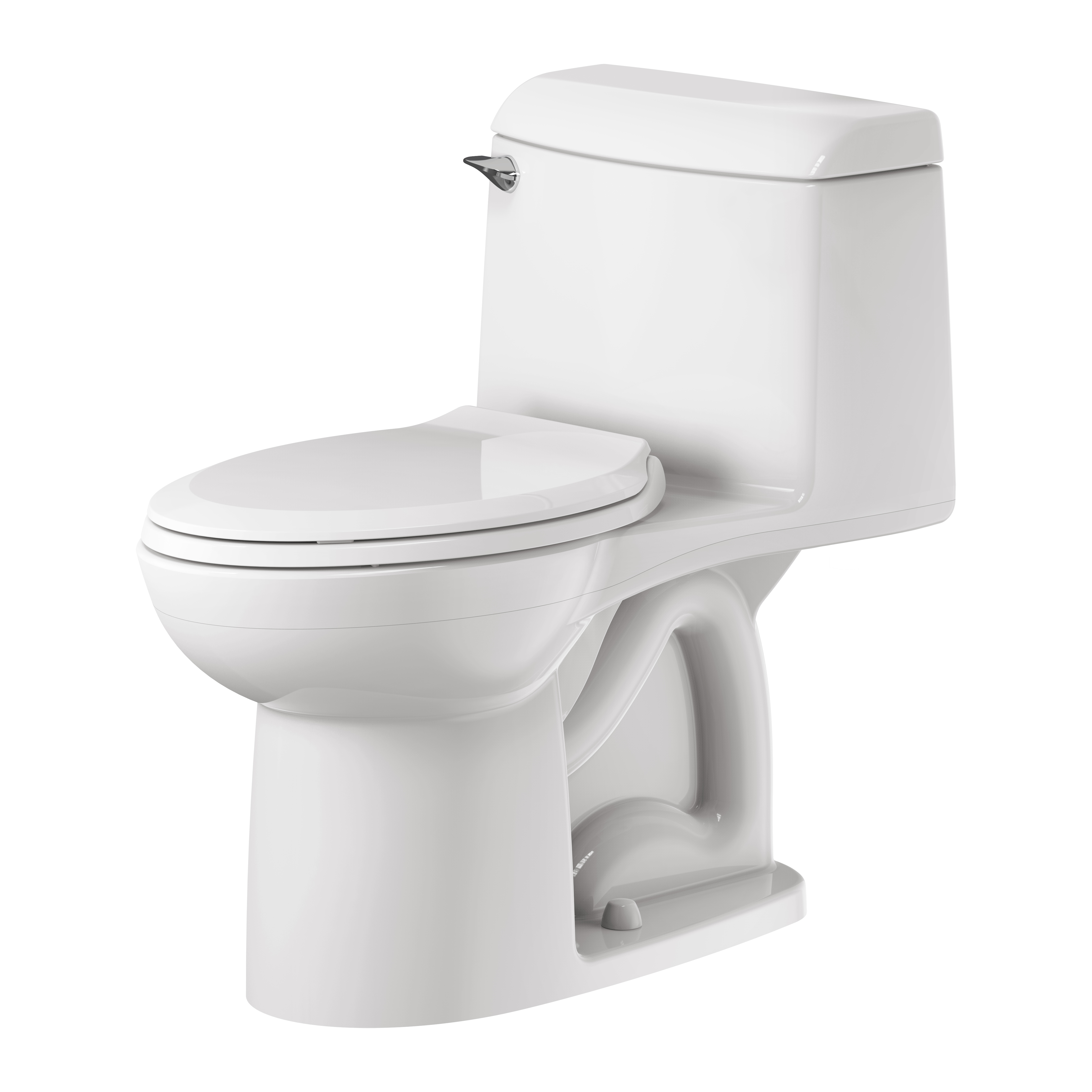 Toilette monopièce Champion 4, 1,6 gpc/6,0 lpc, à cuvette allongée à hauteur standard avec siège