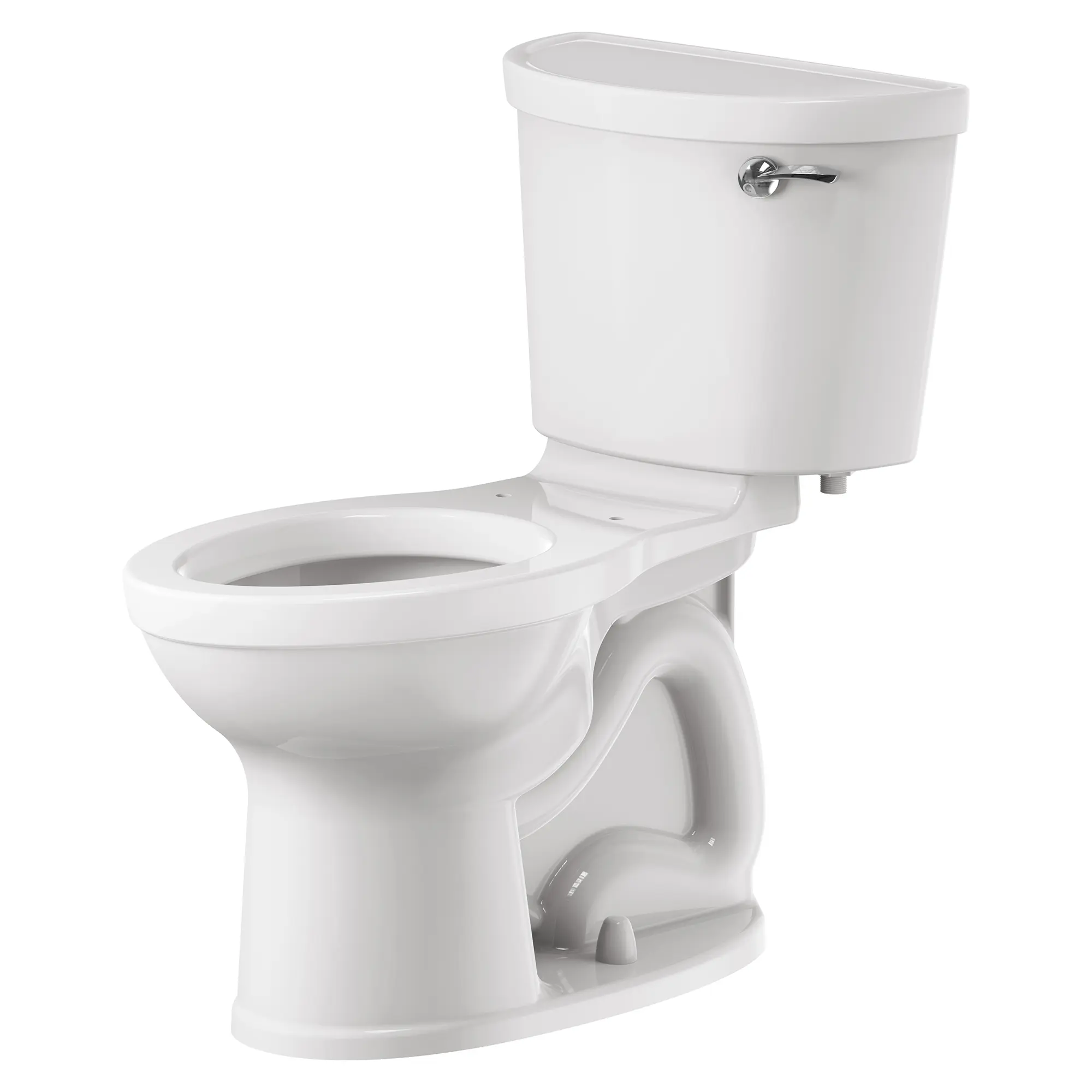 Champion® PRO Two-Piece 1.28 gpf/4.8 Lpf Chair Height Elongated Right-Hand Trip Lever Toilet Less Seat