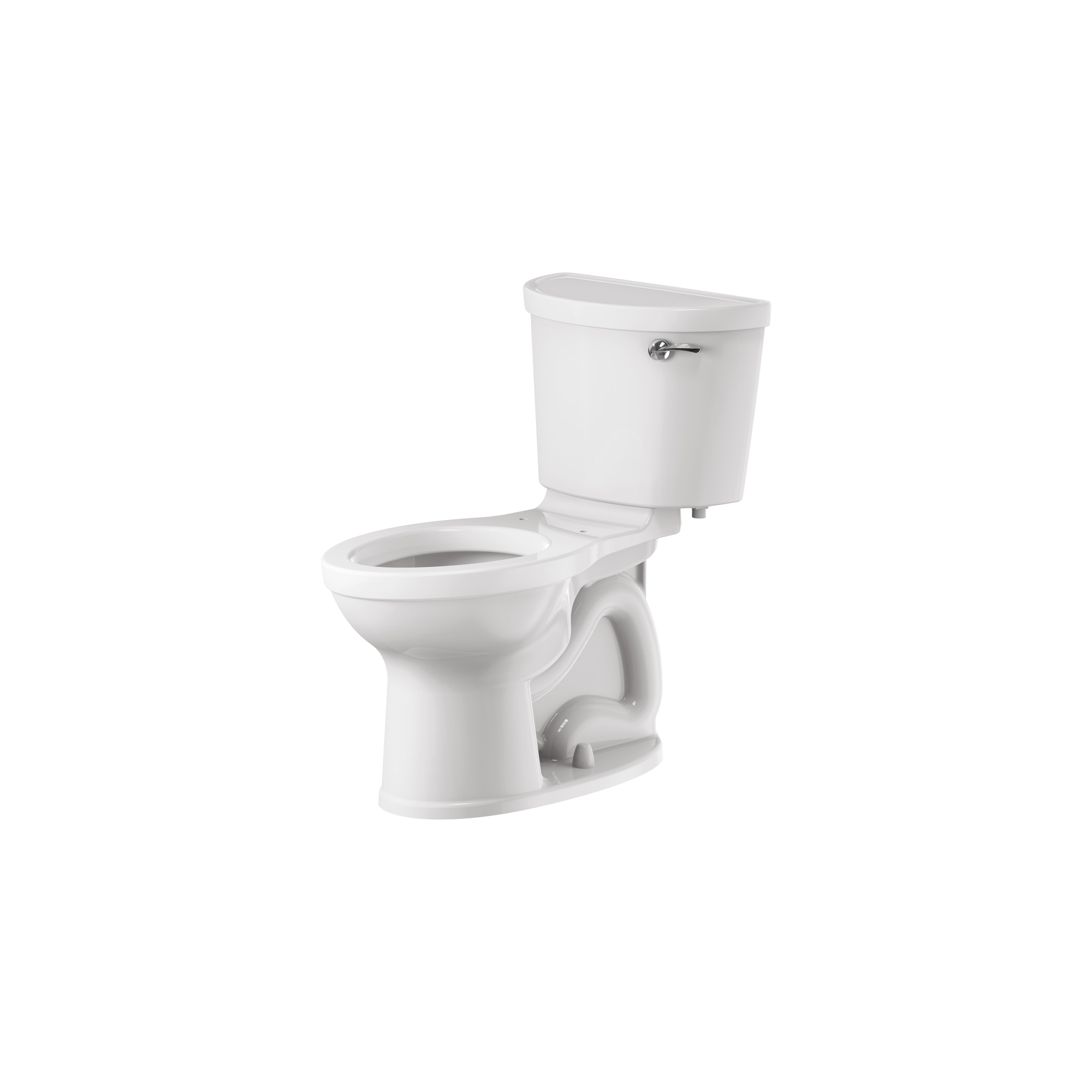 Champion PRO - toilette deux pièces 1,28 gpc/4,8 lpc, à cuvette allongée à hauteur de chaise, levier de déclenchement à droite, sans siège