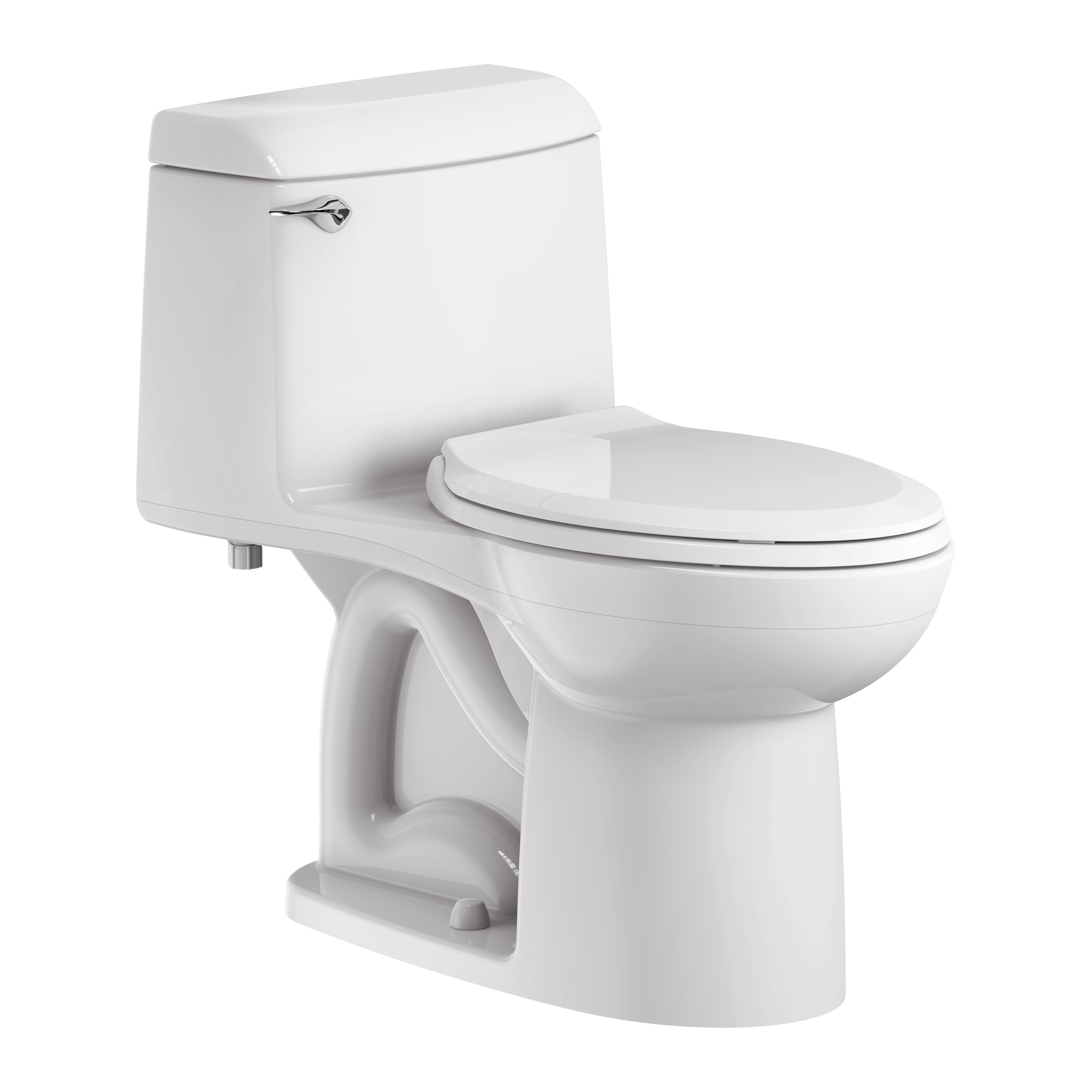Toilette monopièce Champion 4, 1,6 gpc/6,0 lpc, à cuvette allongée à hauteur de chaise avec siège
