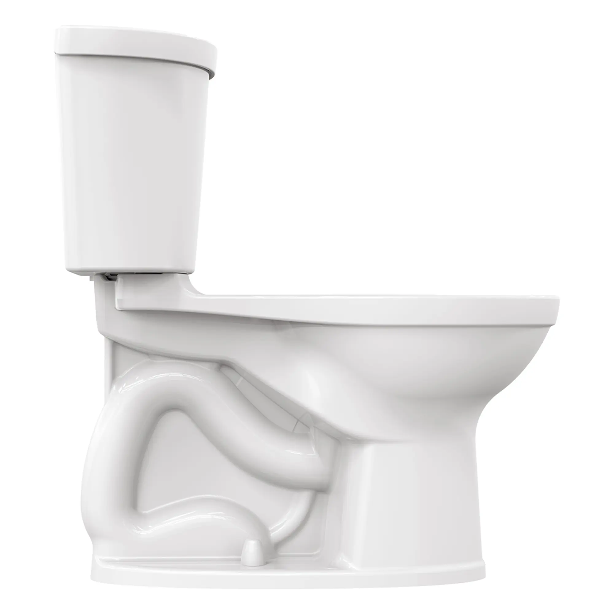 Champion® PRO Two-Piece 1.28 gpf/4.8 Lpf Chair Height Elongated Right-Hand Trip Lever Toilet Less Seat