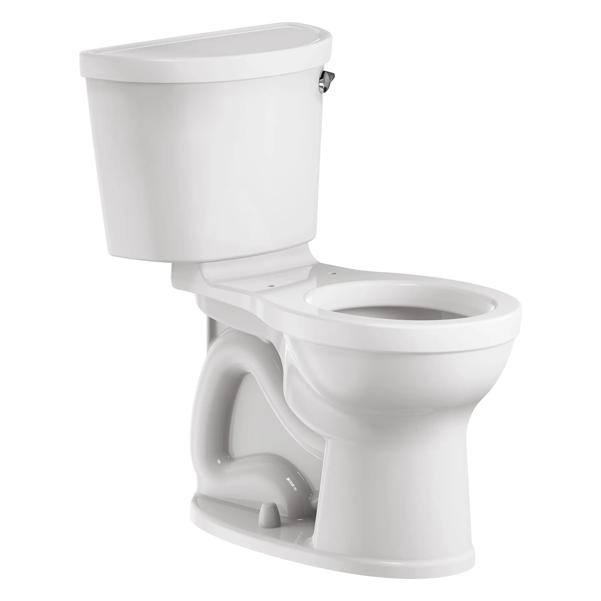 Champion PRO Two-Piece 1.28 gpf/4.8 Lpf Chair Height Round Front Right Hand Trip Lever Toilet less Seat