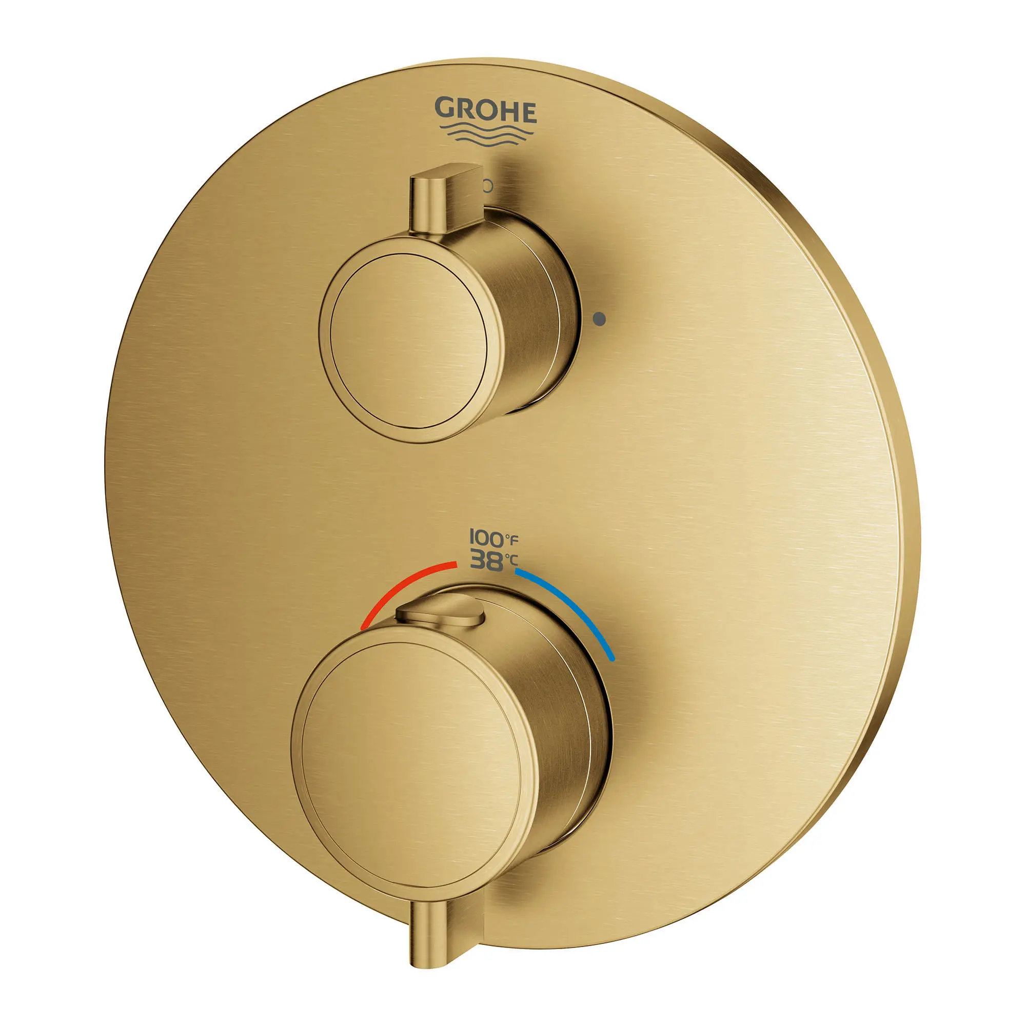 Dual Function 2-Handle Thermostatic Valve Trim