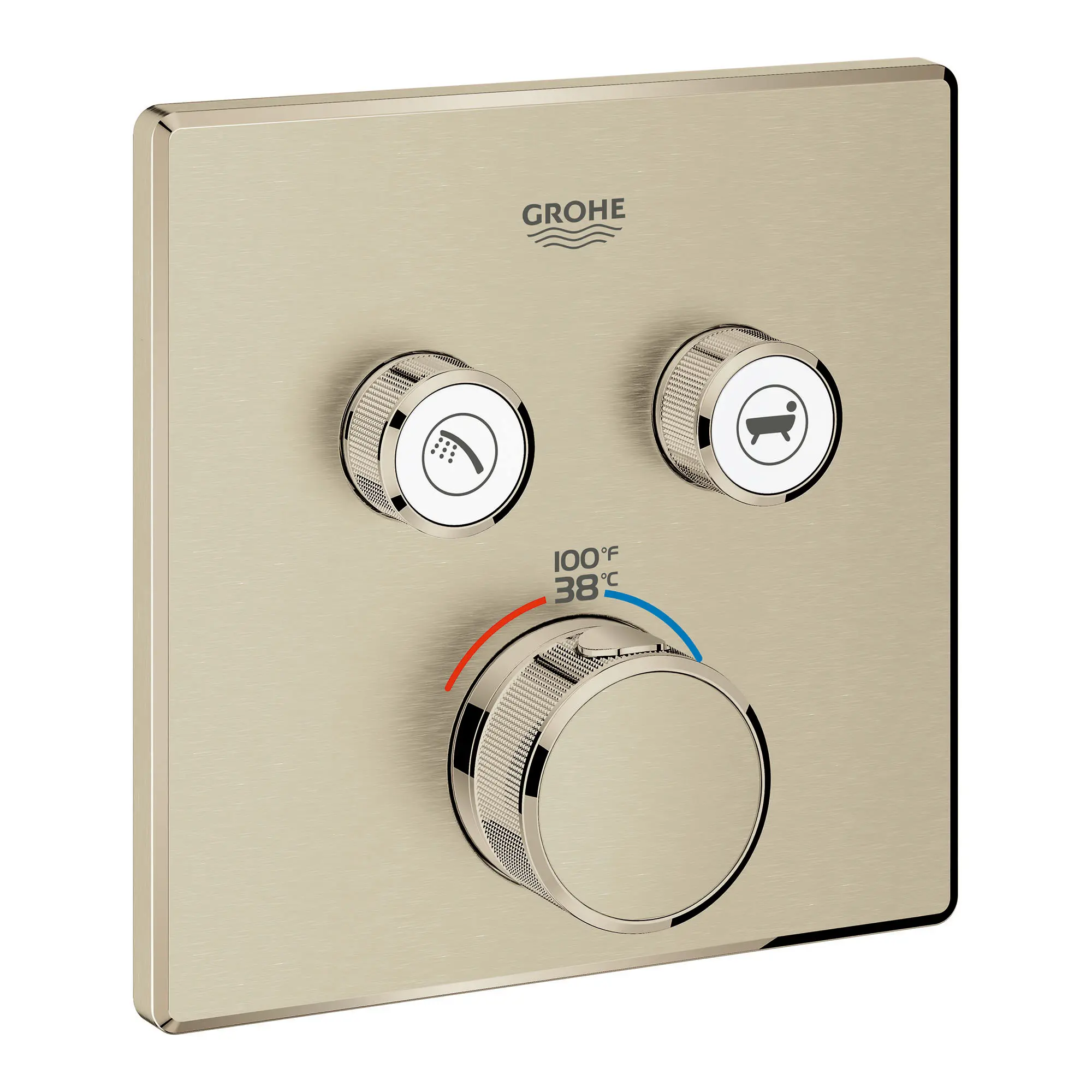 GrohTherm SmartControl Garniture de valve thermostatique à fonction double