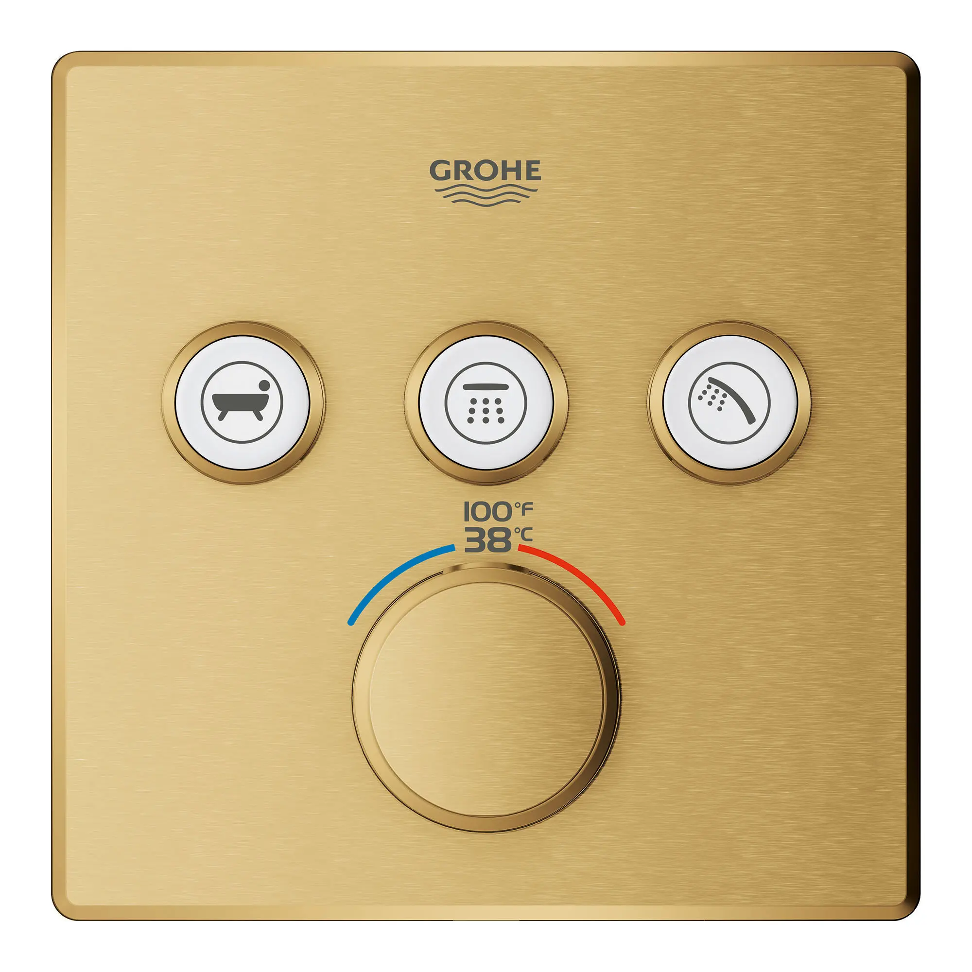 GrohTherm SmartControl Garniture de valve thermostatique à fonction triple