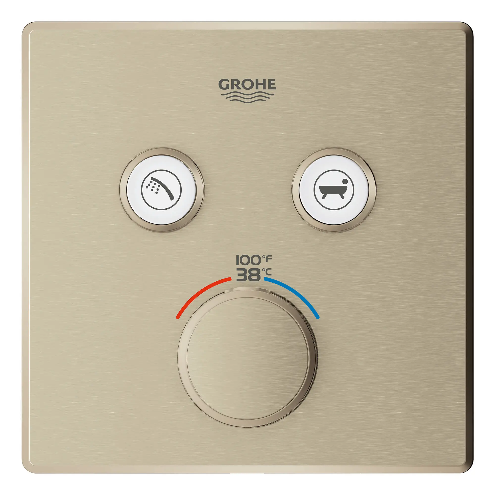 GrohTherm SmartControl Garniture de valve thermostatique à fonction double