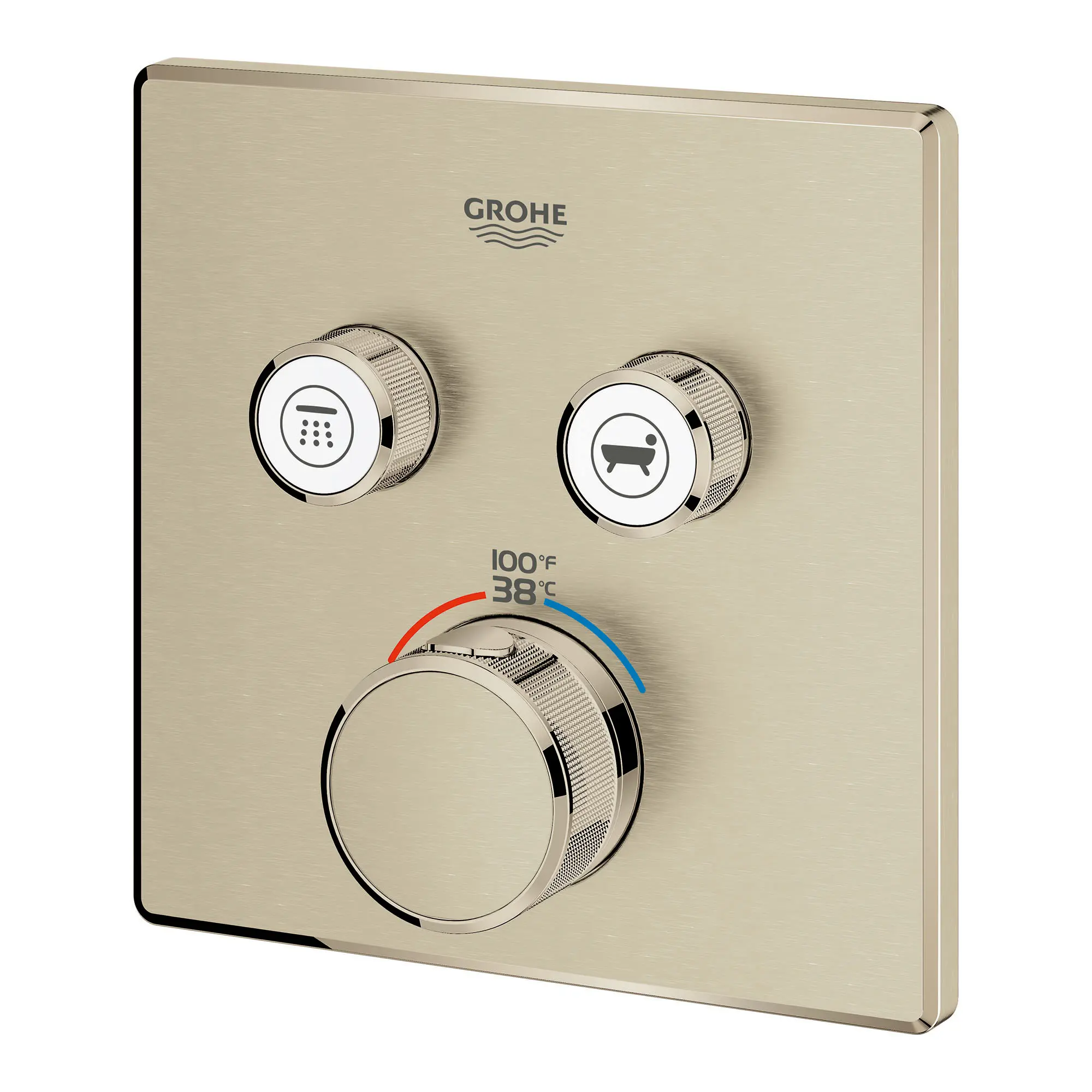 GrohTherm SmartControl Garniture de valve thermostatique à fonction double