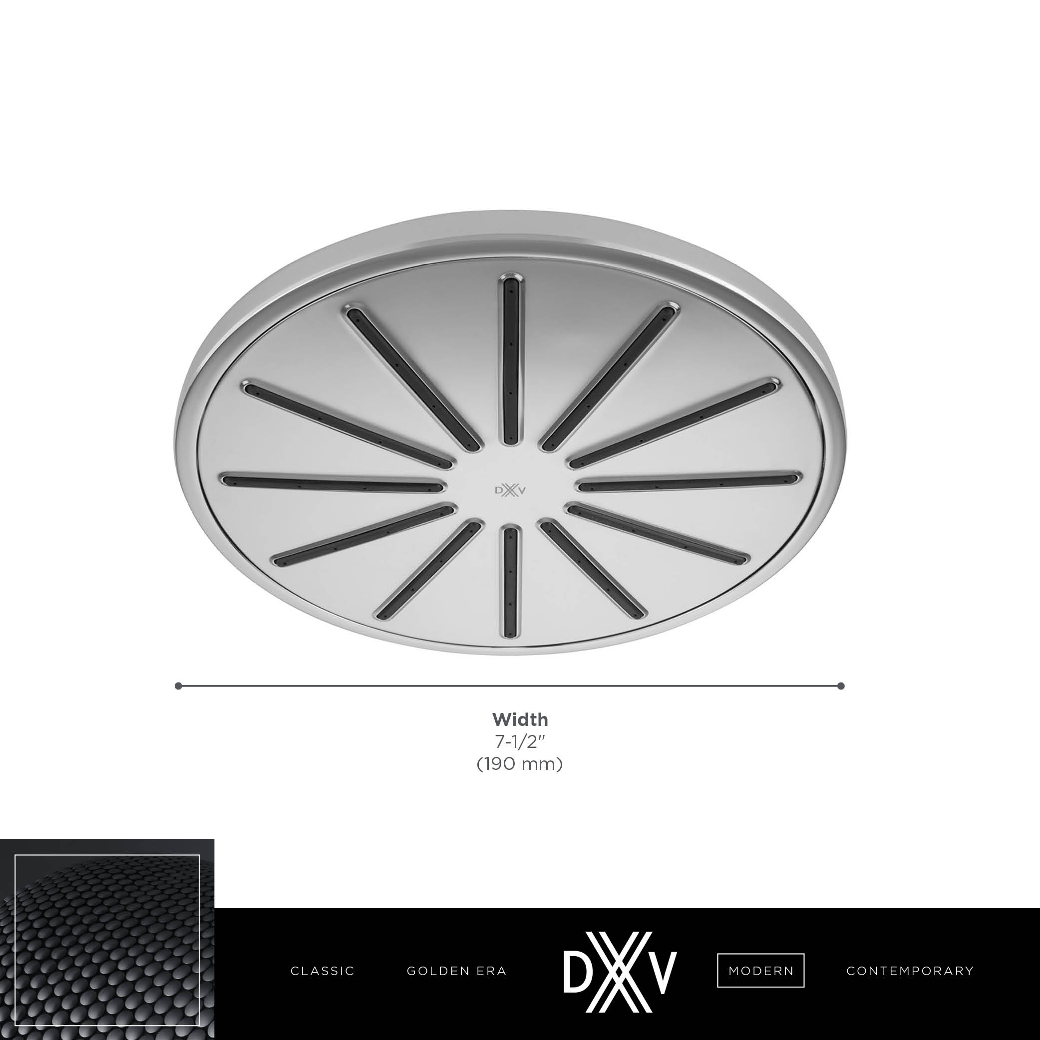 DXV Modulus® Single Function 7.5 in. Round Showerhead