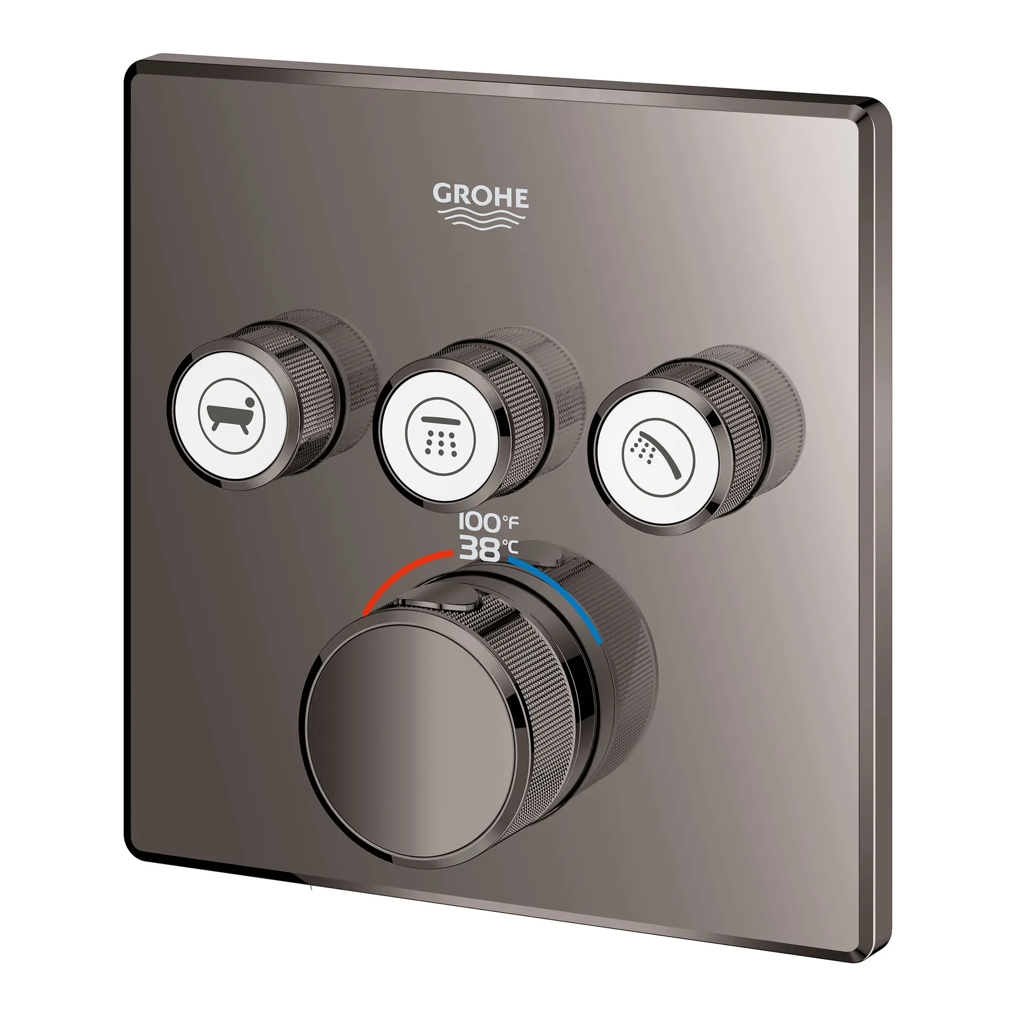 GrohTherm SmartControl Garniture de valve thermostatique à fonction triple