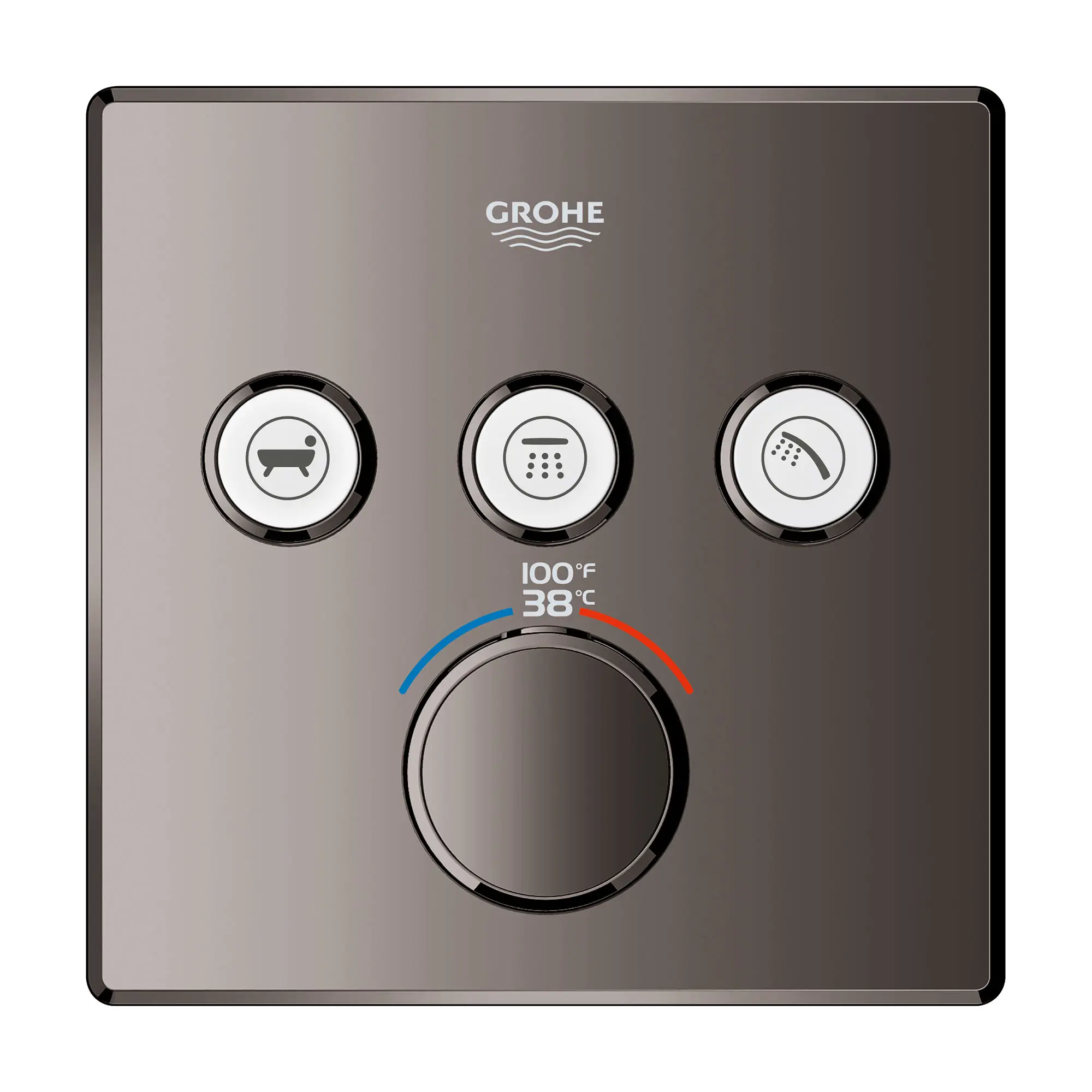 GrohTherm SmartControl Garniture de valve thermostatique à fonction triple