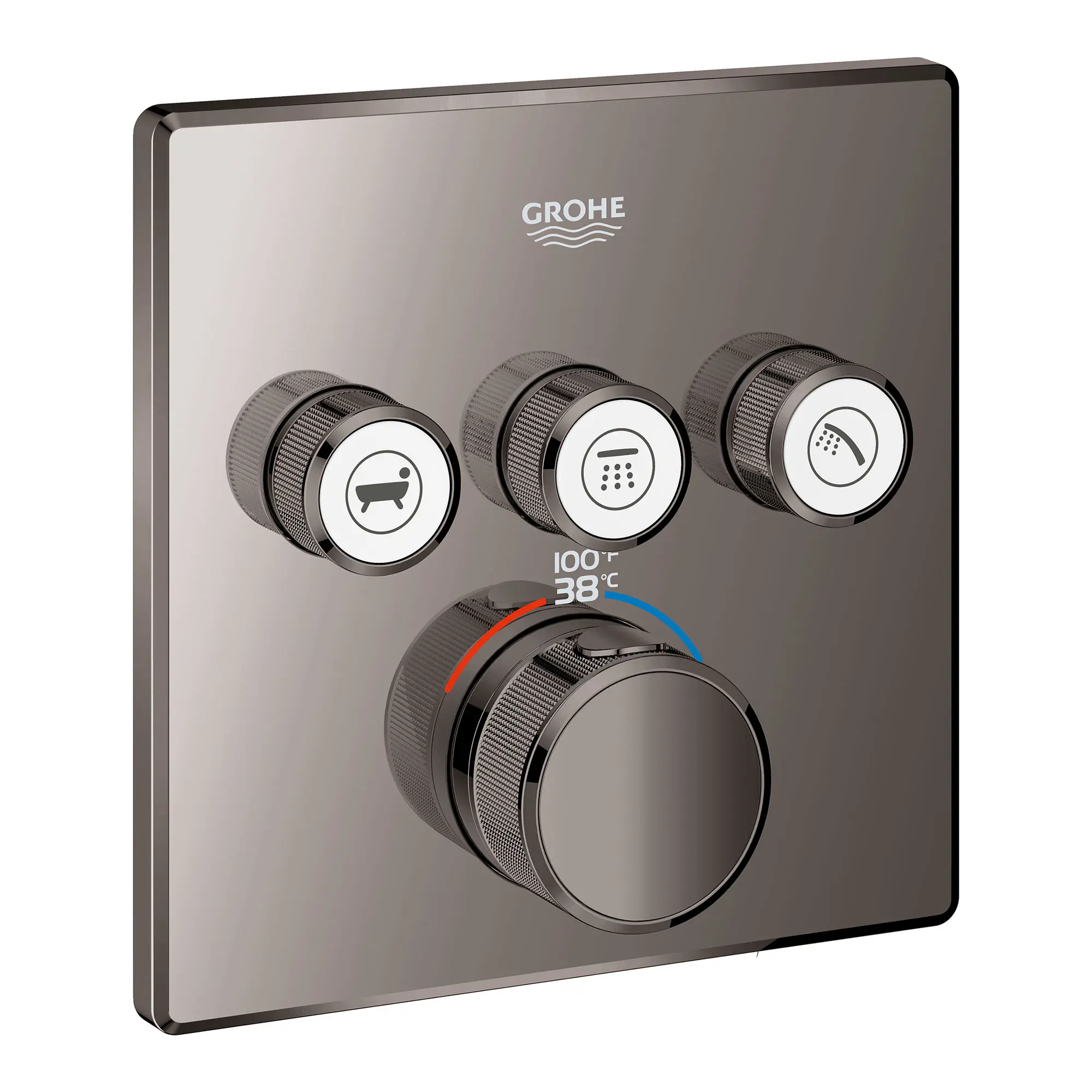 GrohTherm SmartControl Garniture de valve thermostatique à fonction triple