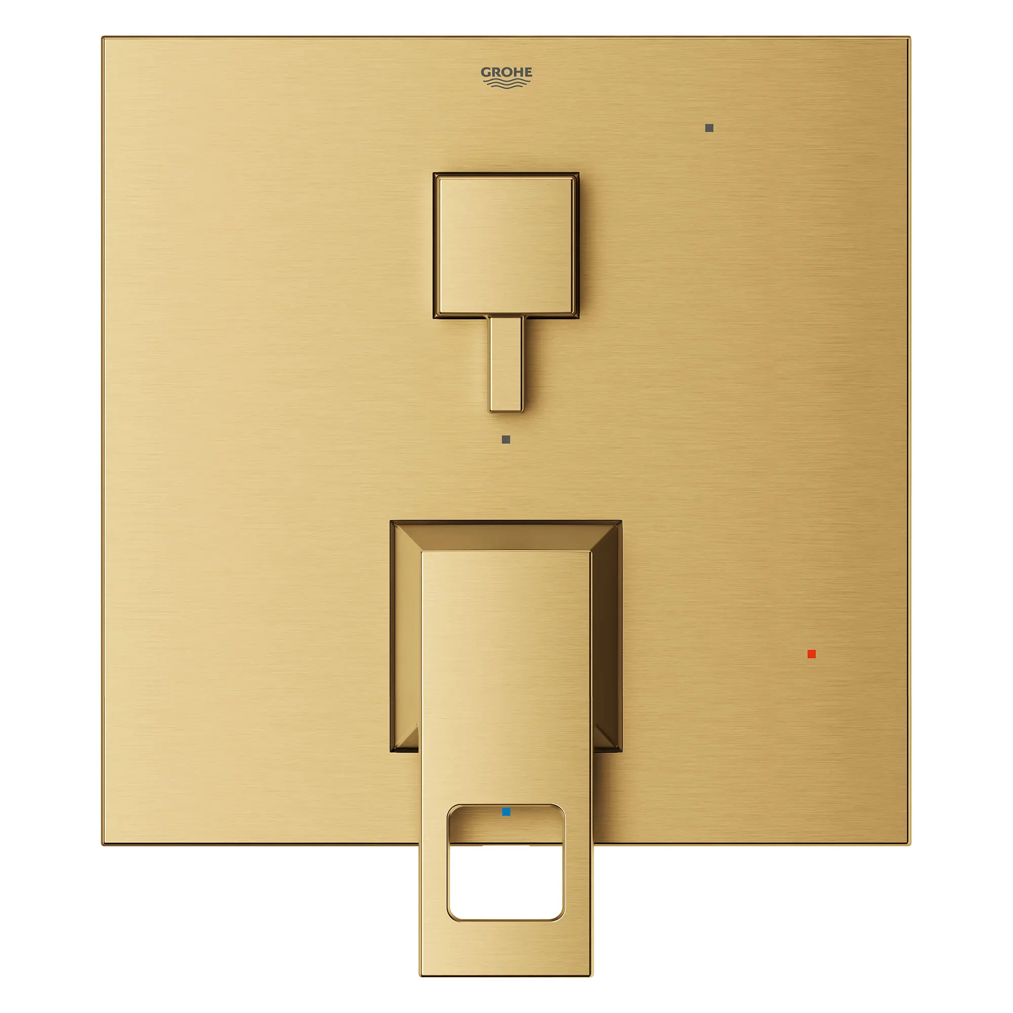 EUROCUBE PRESSURE BALANCE VALVE TRIM WITH 2-WAY DIVERTER WITH CARTRIDGE