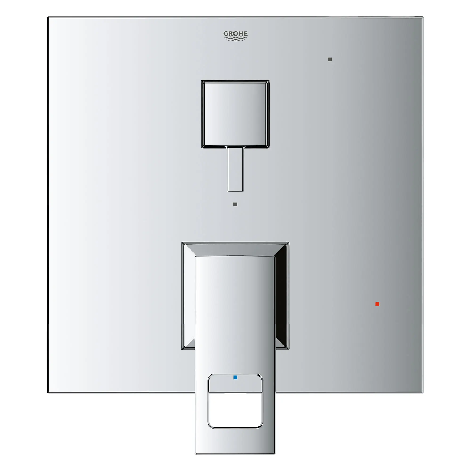 EUROCUBE PRESSURE BALANCE VALVE TRIM WITH 2-WAY DIVERTER WITH CARTRIDGE