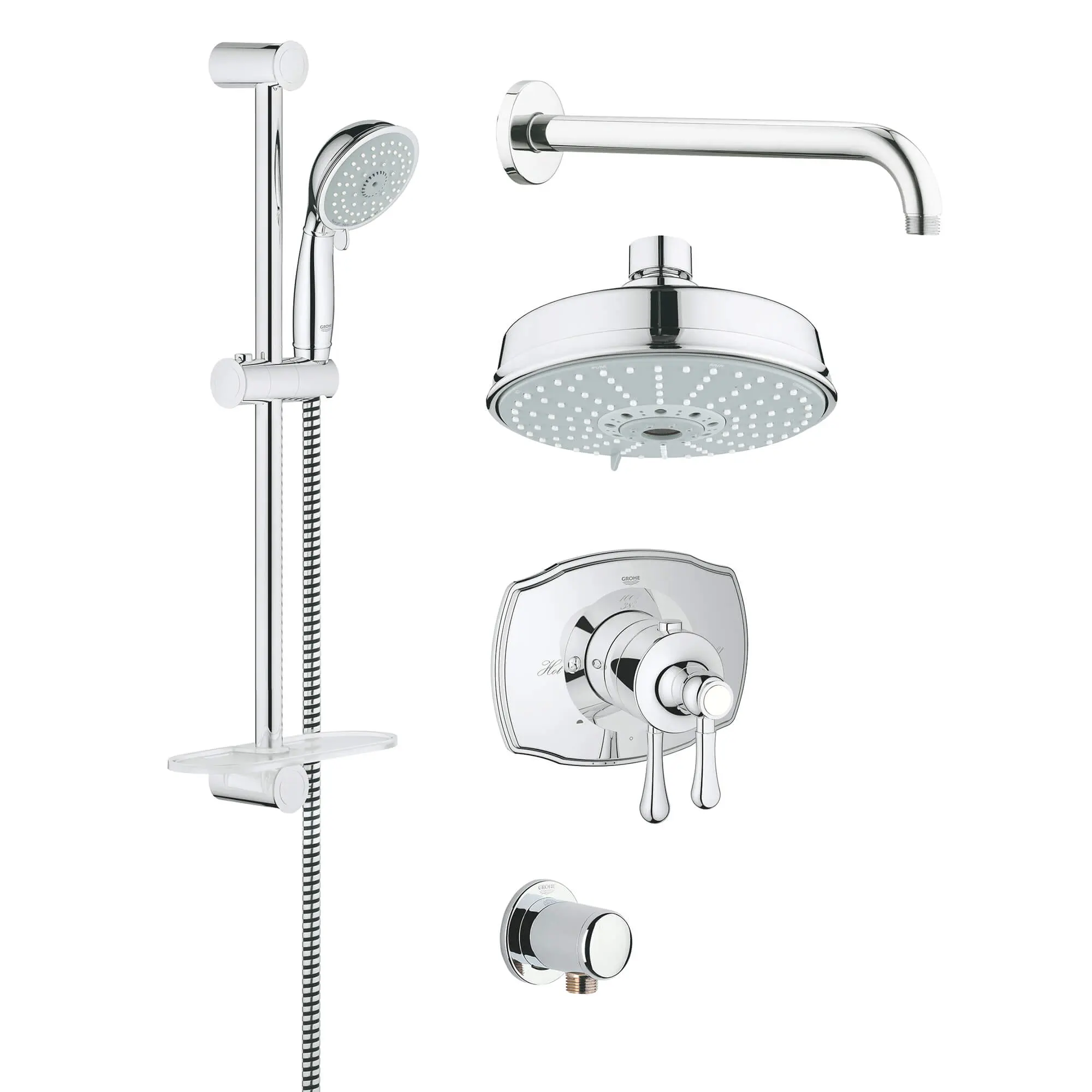 Thermostatic Shower Set, 2.5 gpm