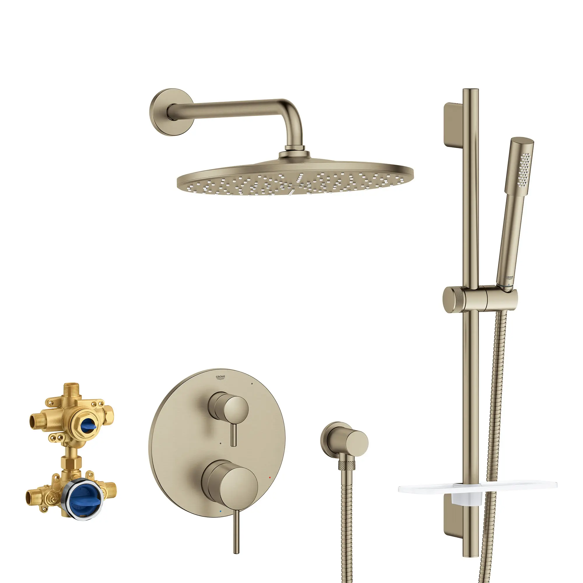 TIMELESS PRESSURE BALANCE RAIN SHOWER SET