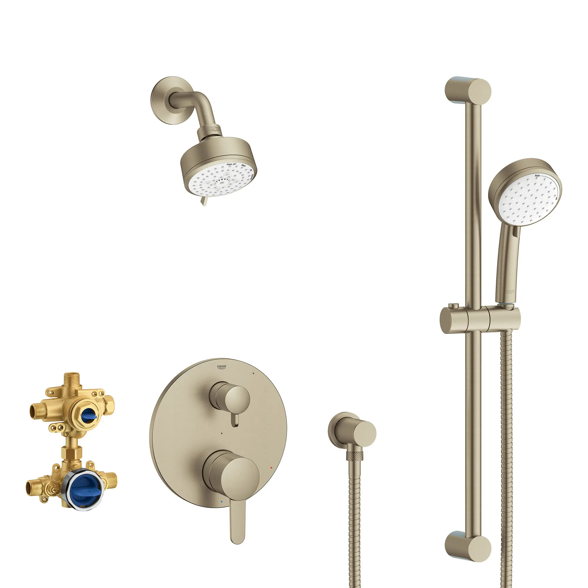 Cosmopolitan 2-Handle Pressure Balance Shower Bundle