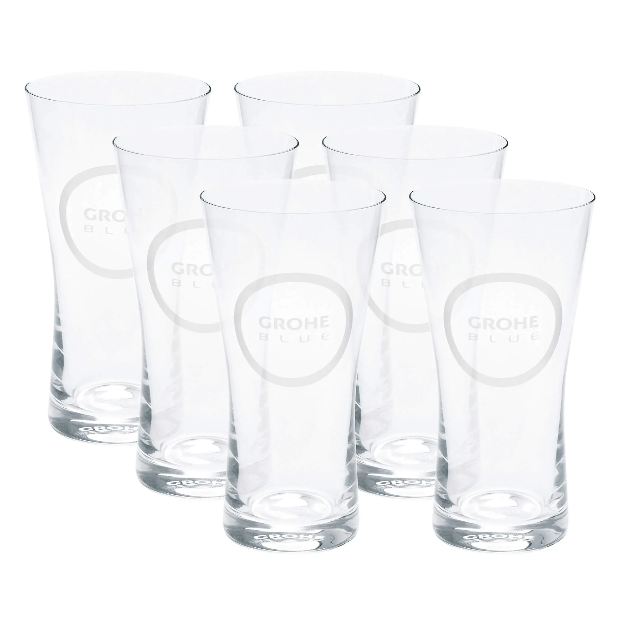 GROHE Blue Water Glasses (6 Pieces)