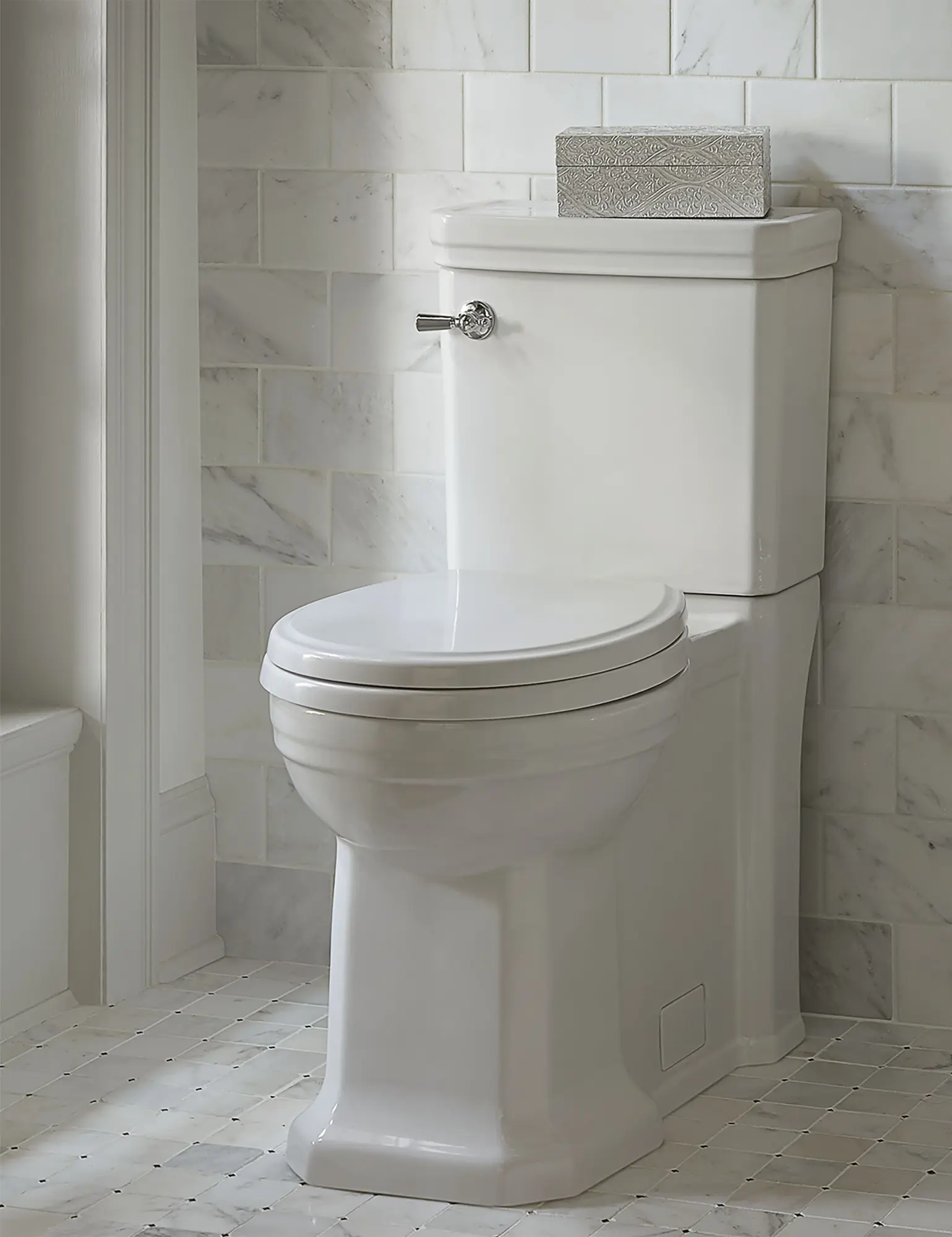 Fitzgerald® Chair Height Elongated Toilet Bowl with Seat