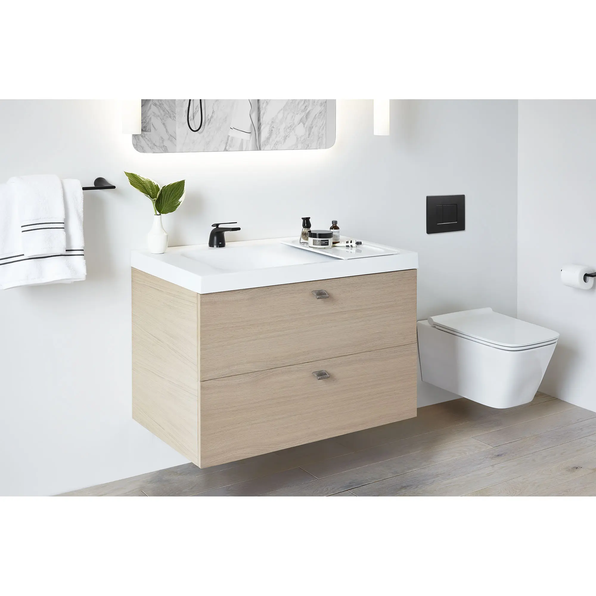 DXV Modulus Wall Hung Elongated Toilet Bowl with Seat