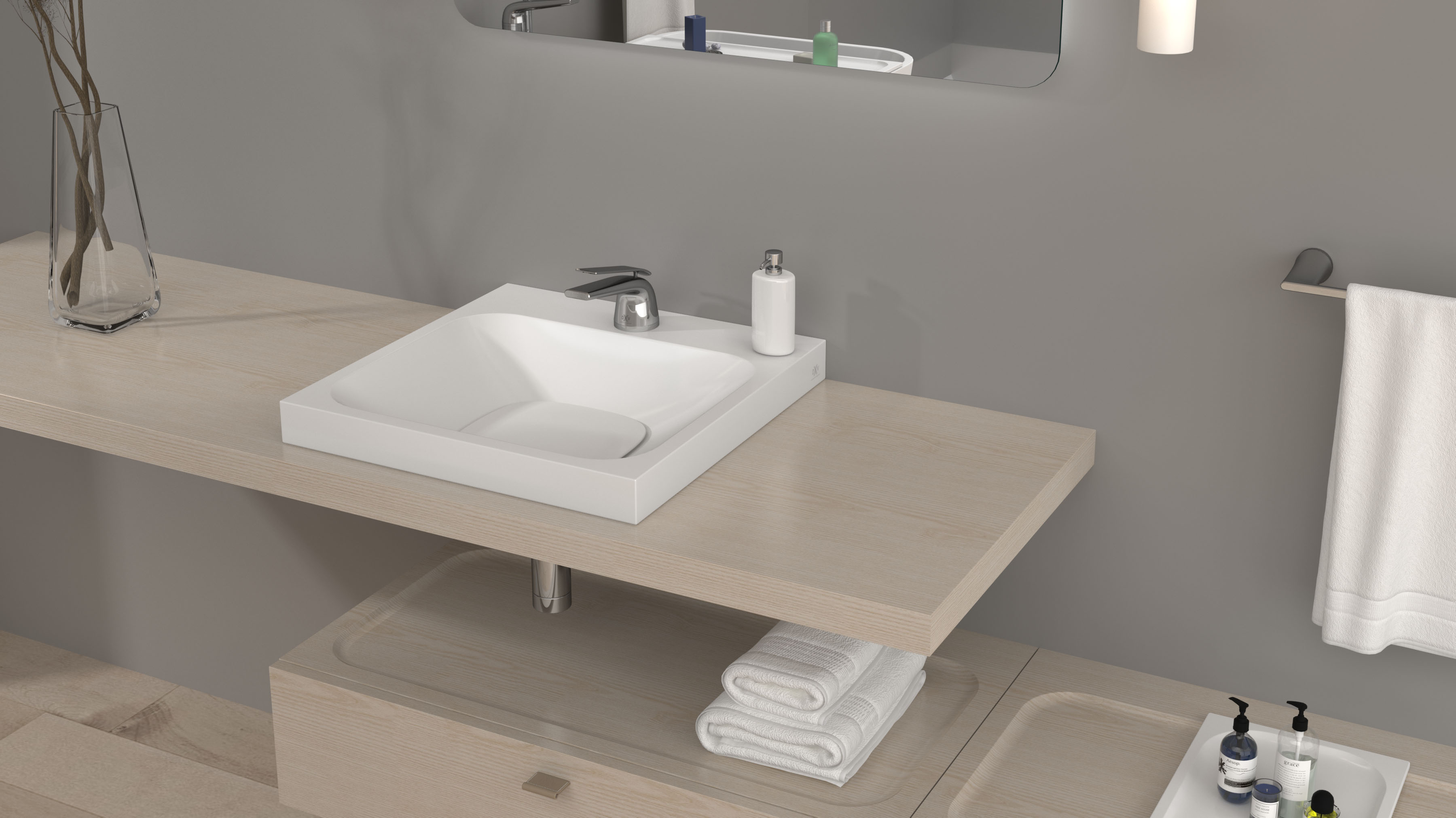 DXV Modulus® 21 in. Sink, No Hole