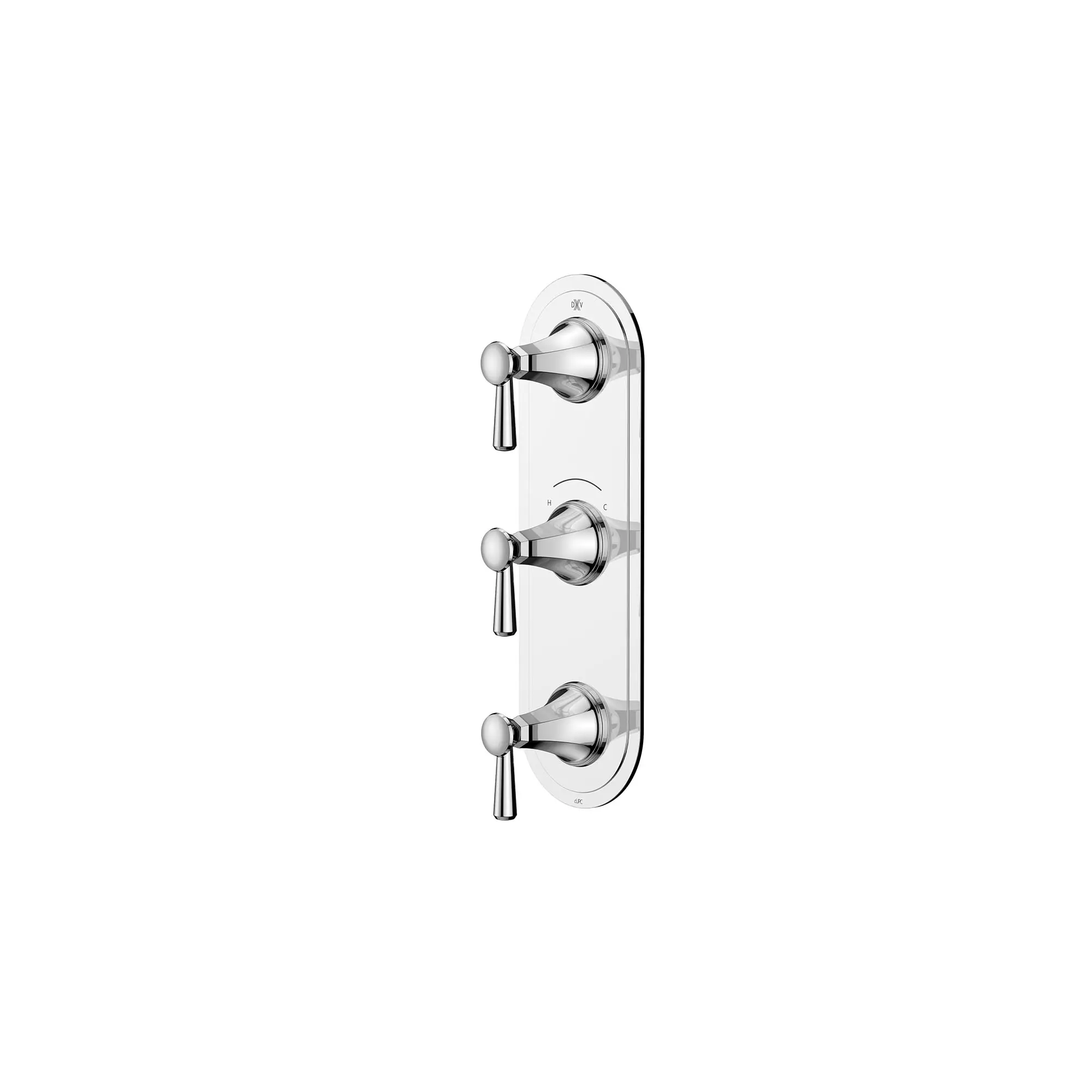 Fitzgerald® 3-Handle Thermostatic Valve Trim Only with Lever Handles