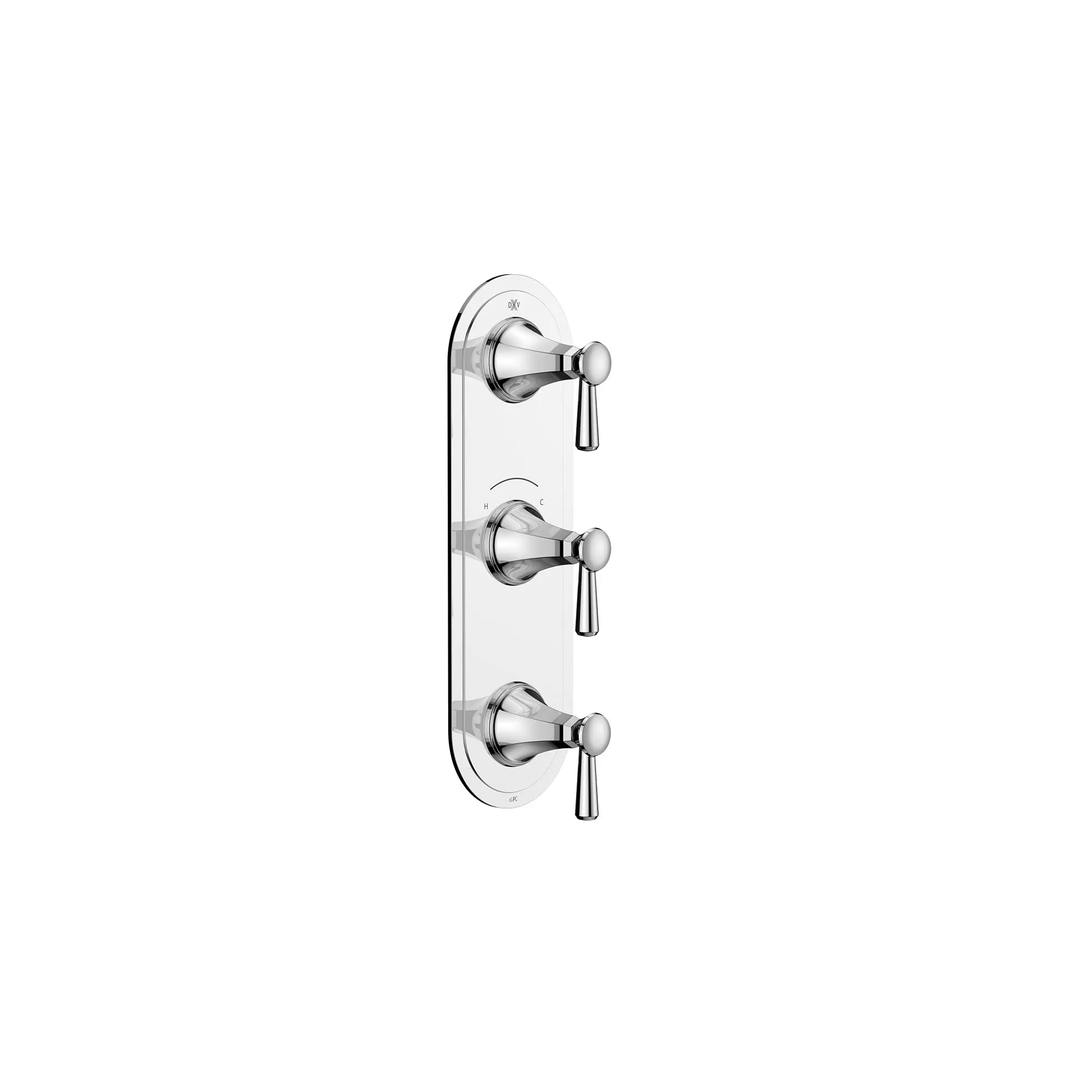 Fitzgerald® 3-Handle Thermostatic Valve Trim Only with Lever Handles