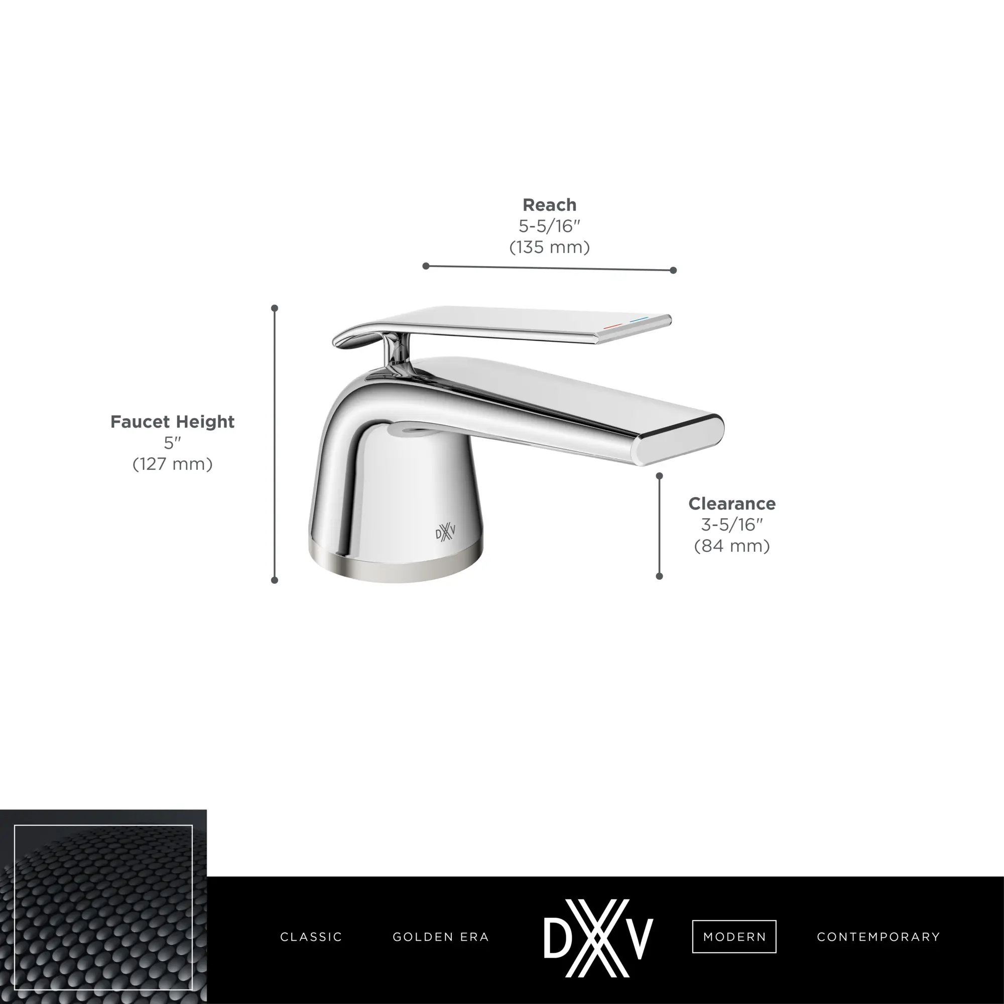 DXV Modulus® Single Handle Bathroom Faucet with Lever Handle