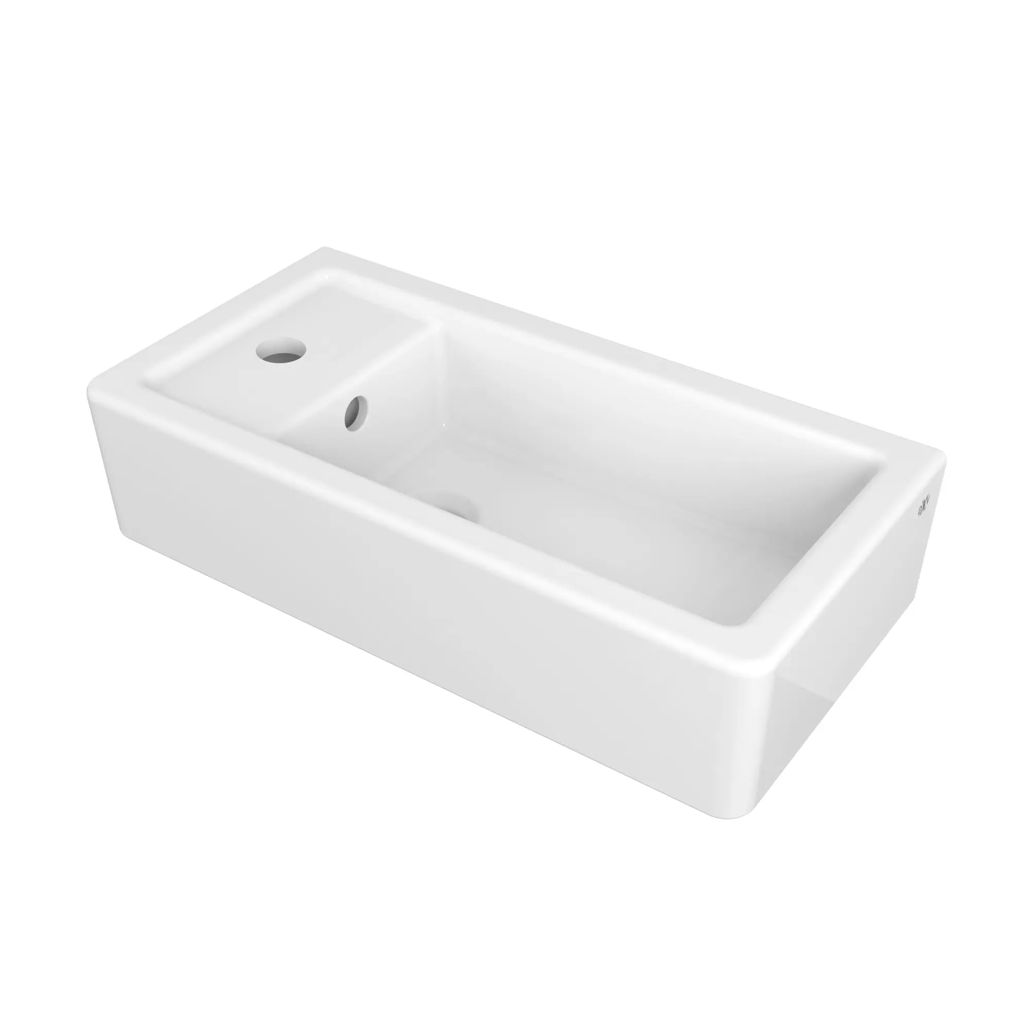 Cossu® 20 in. Sink, 1-Hole with Left-Hand Drain