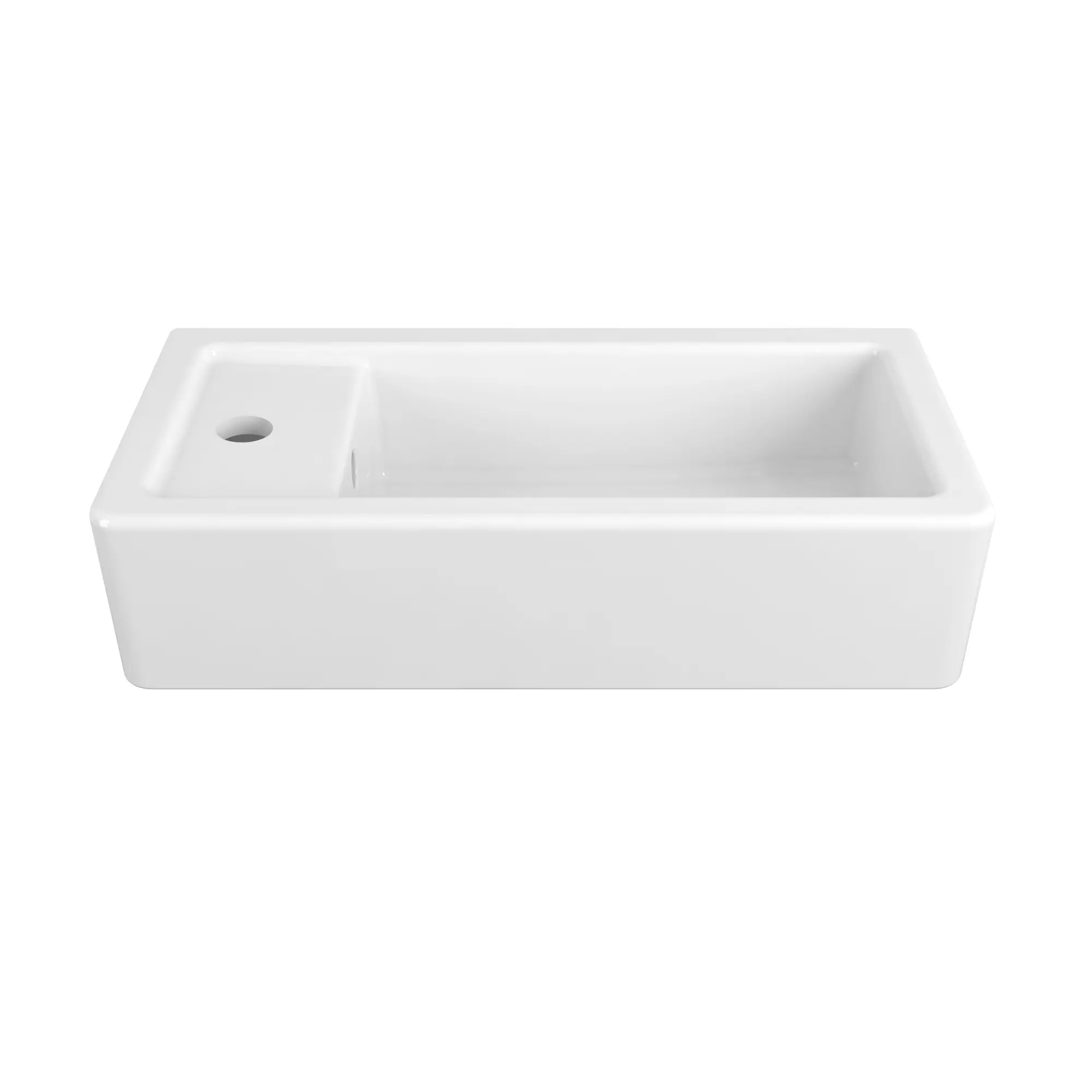 Cossu® 20 in. Sink, 1-Hole with Left-Hand Drain