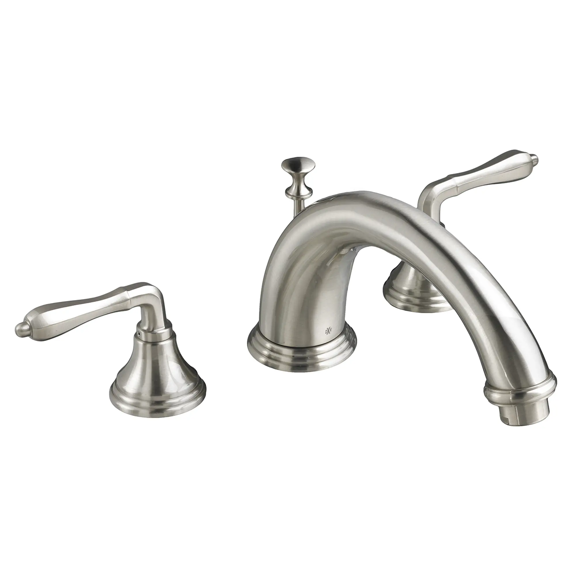 Ashbee 2-Handle Deck Mount Bathtub Faucet with Hand Shower and Lever Handles